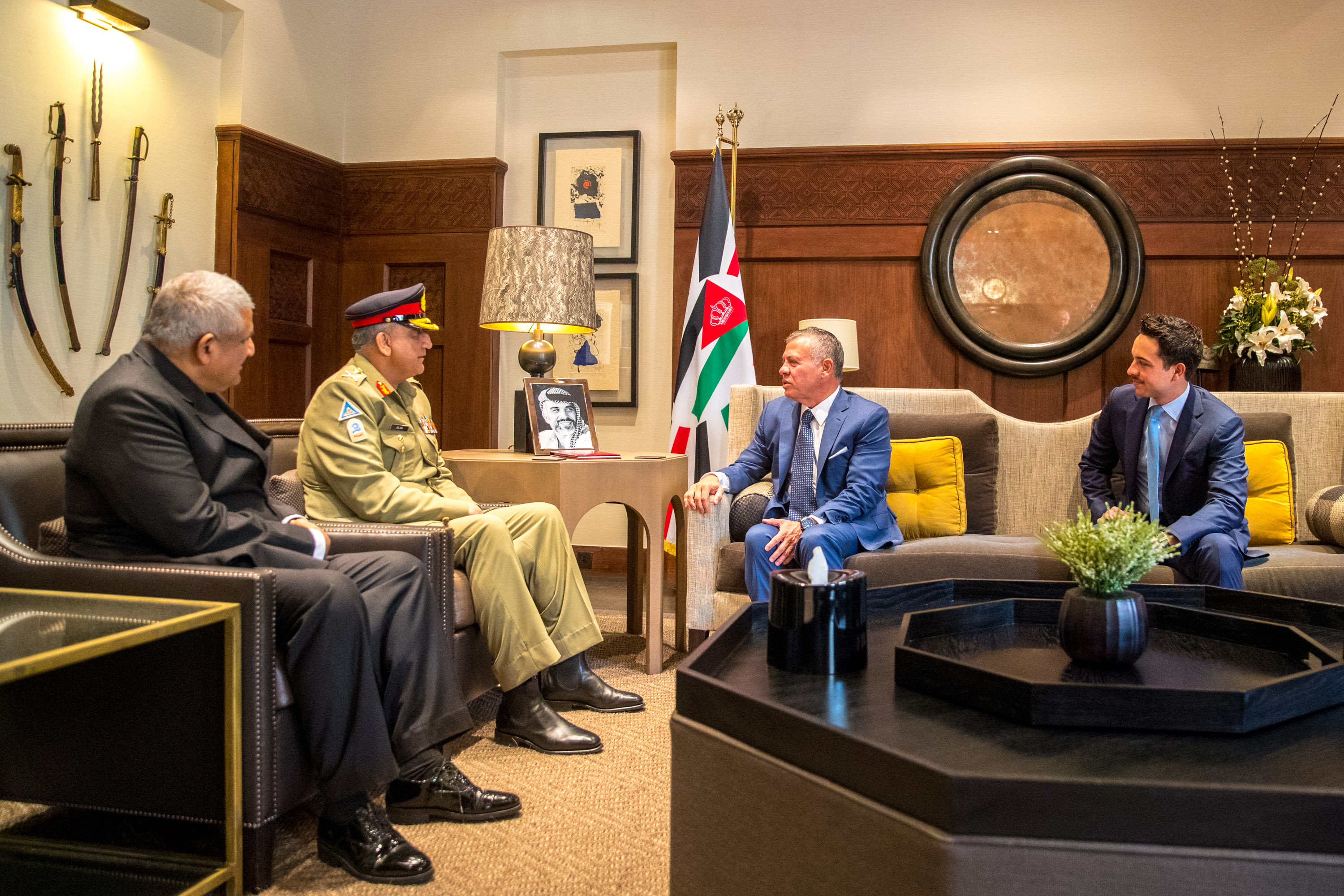 الملك يستقبل رئيس أركان الجيش&nbsp;الباكستاني