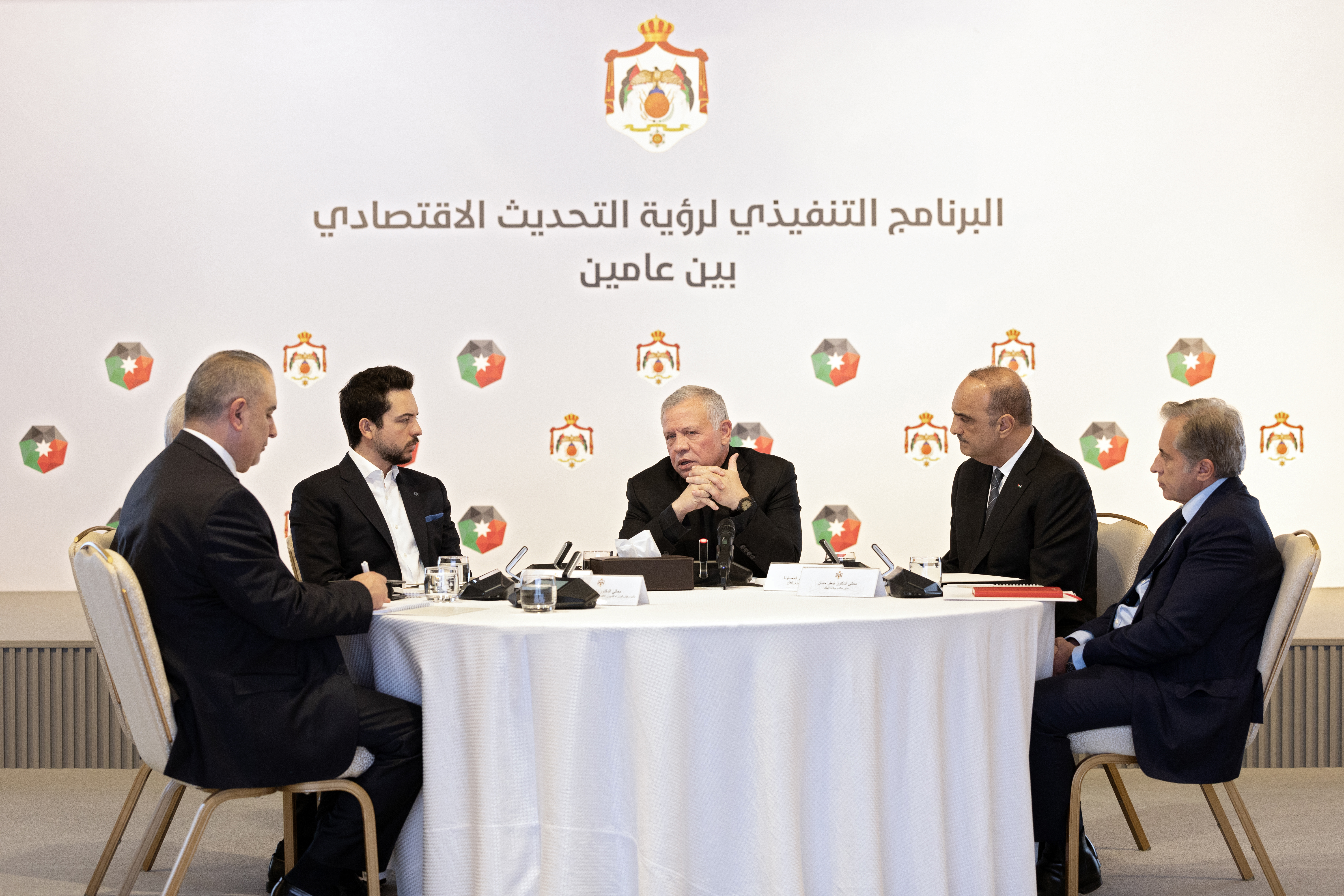 King says Jordan overcame previous regional conditions that impacted its economy, emerged stronger
