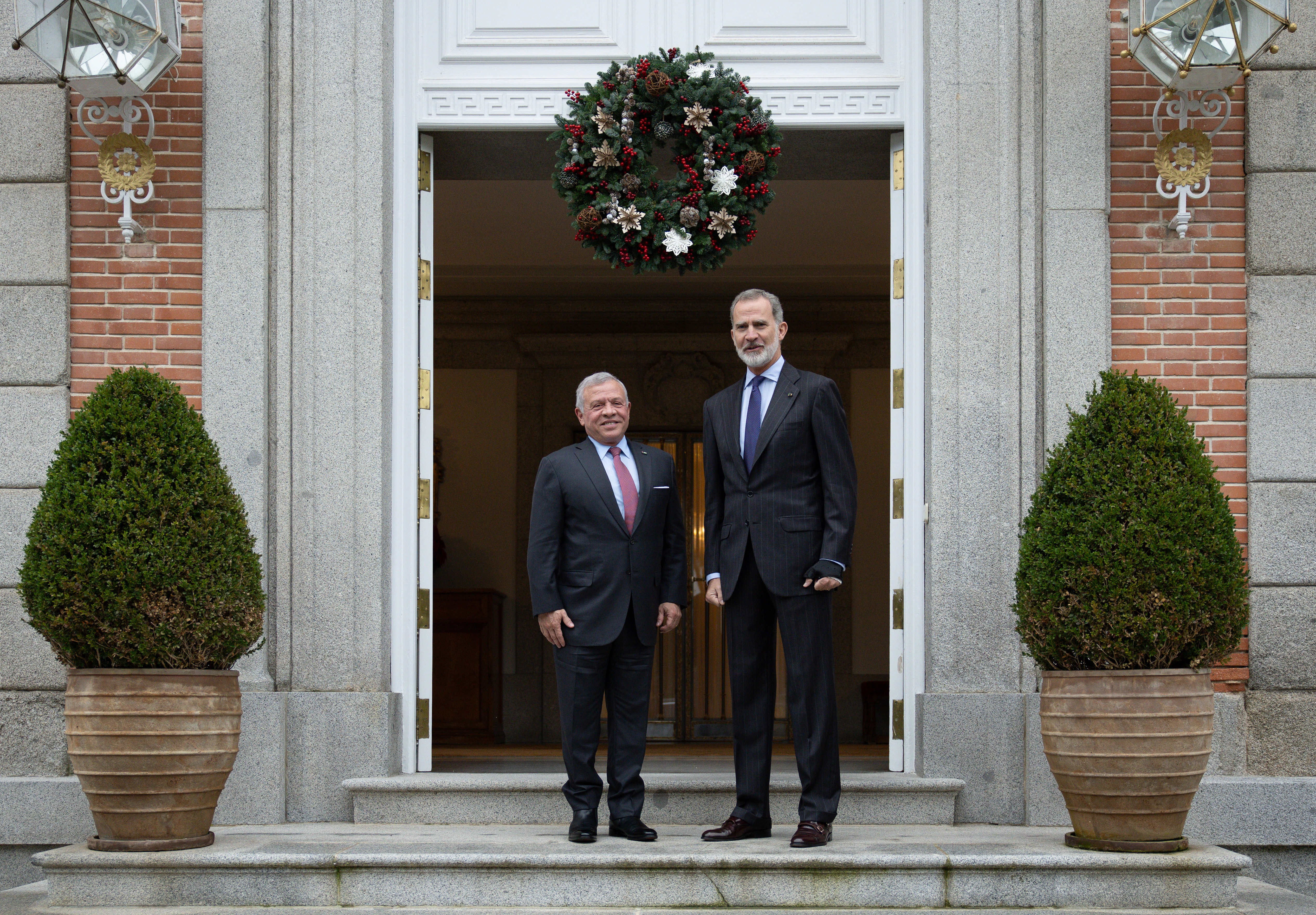 King meets Spain monarch, discusses need for ceasefire in Gaza