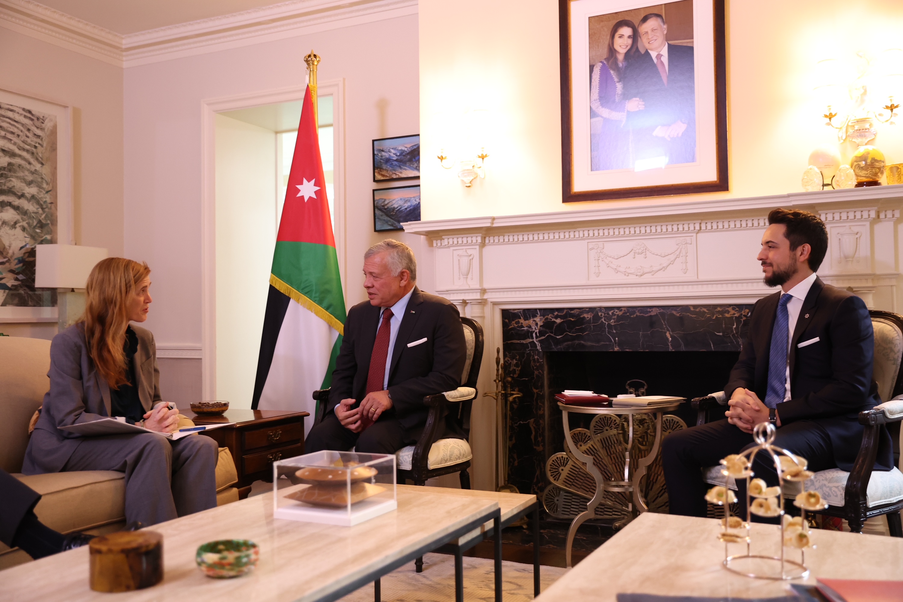 King meets USAID administrator