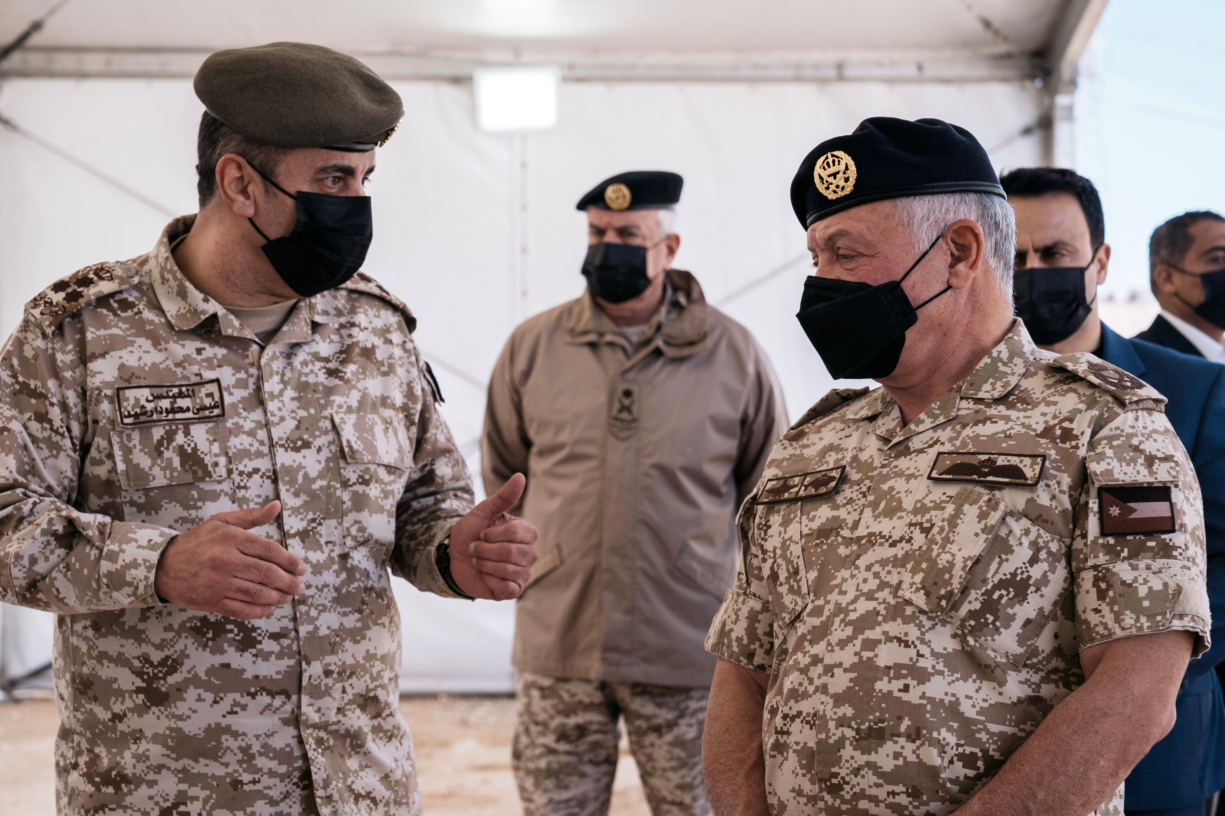 الملك يتفقد سير العمل في مشروع الموقع الجديد للقيادة العامة للقوات المسلحة