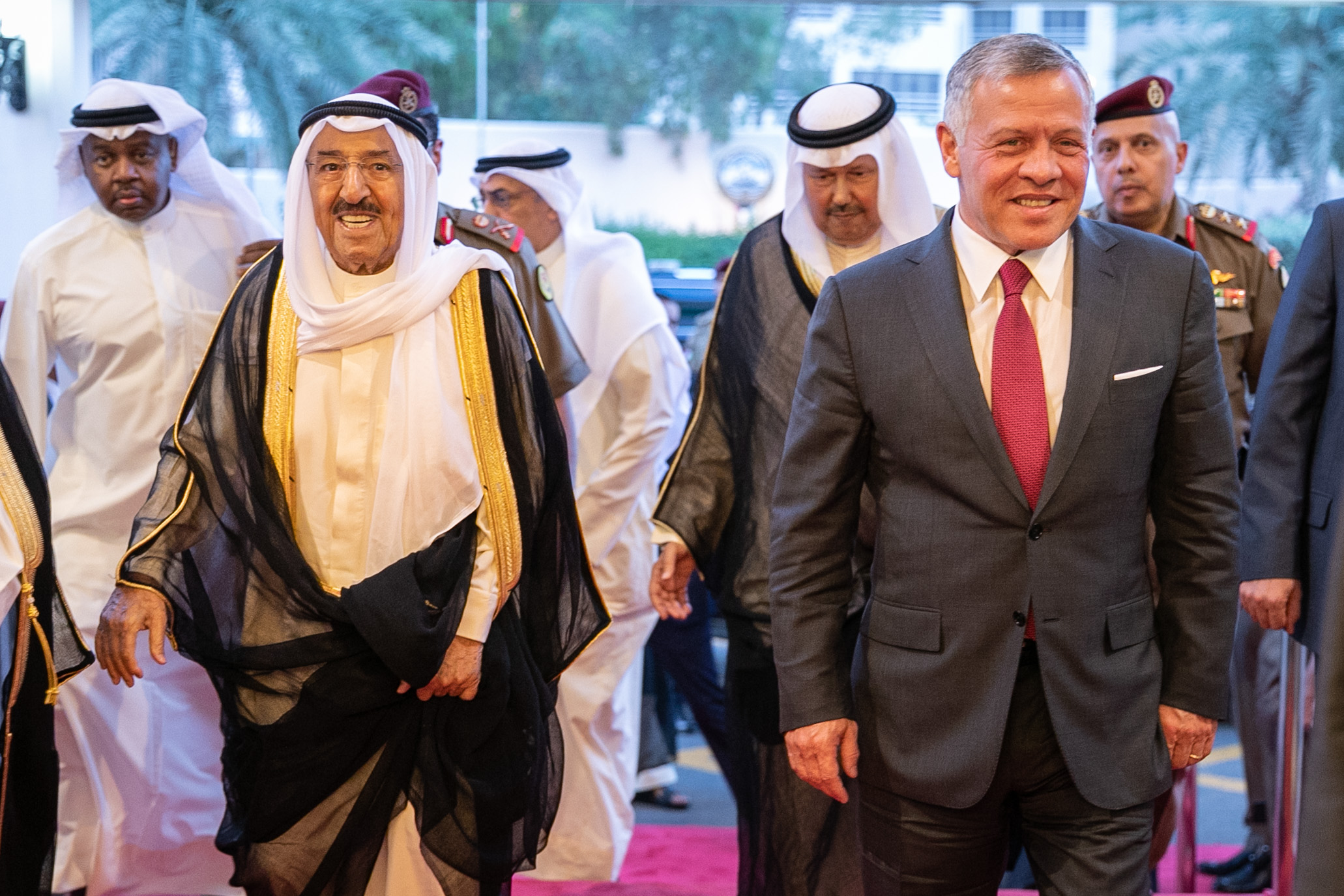 الملك يصل إلى الكويت