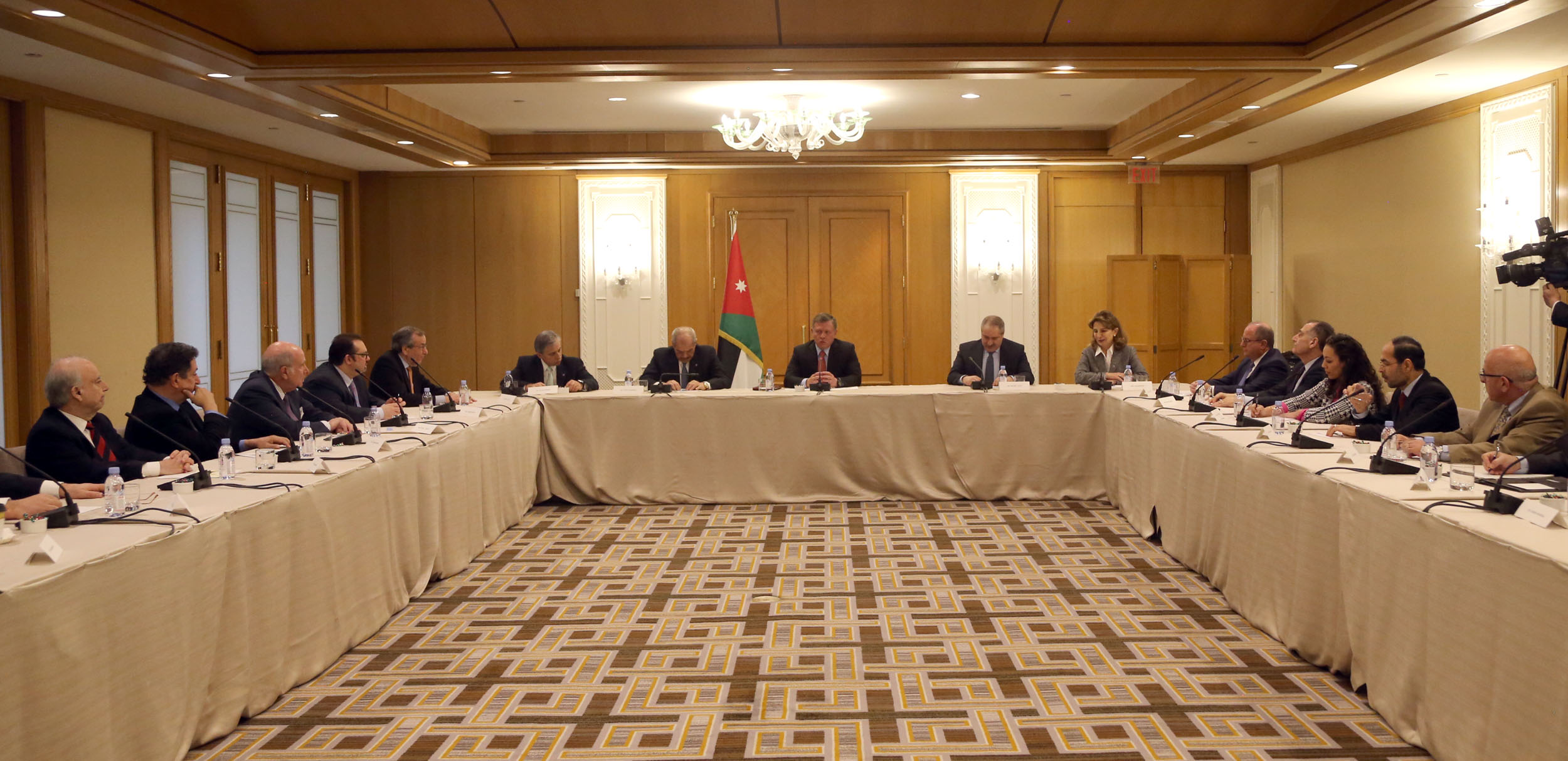 King meets leaders of US Arab and Muslim organisations