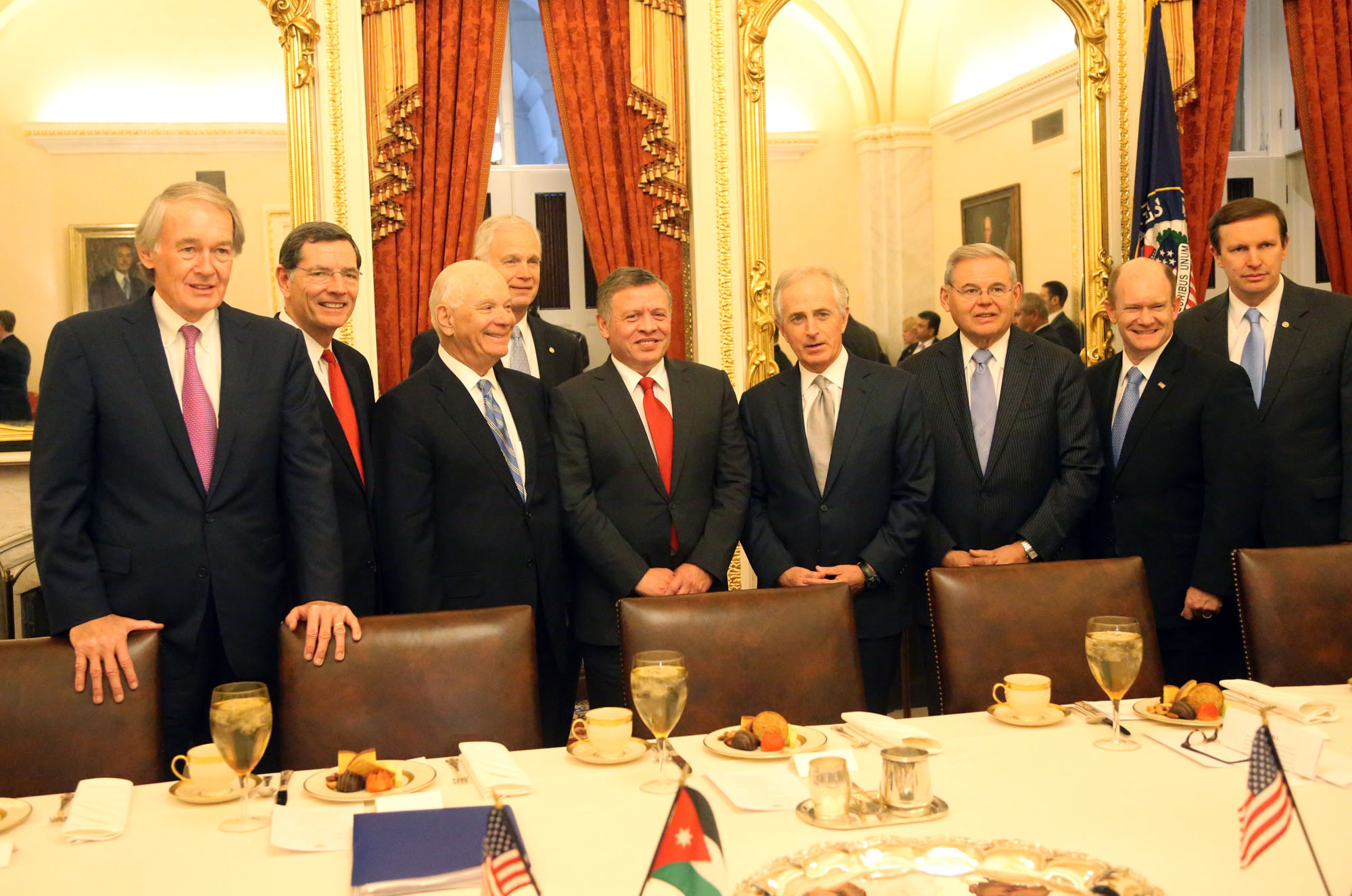 King meets US Congress members