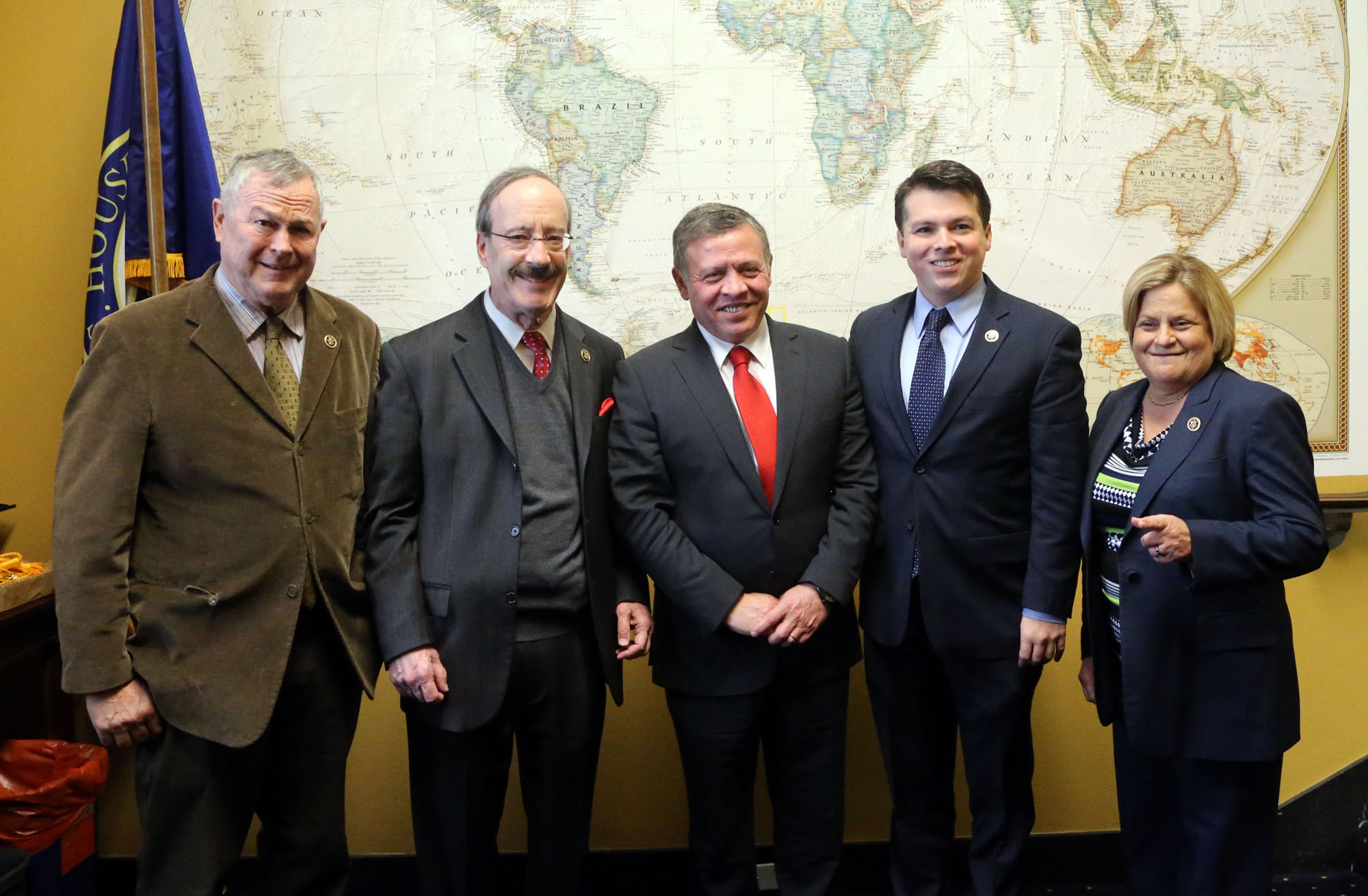 King meets US House of Representatives members