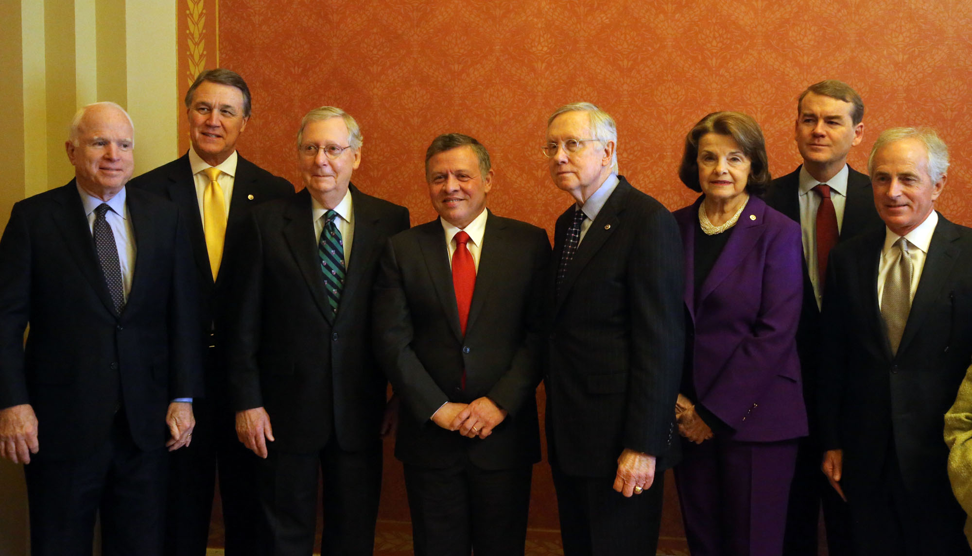 King meets with leaders of US Senate majority, minority
