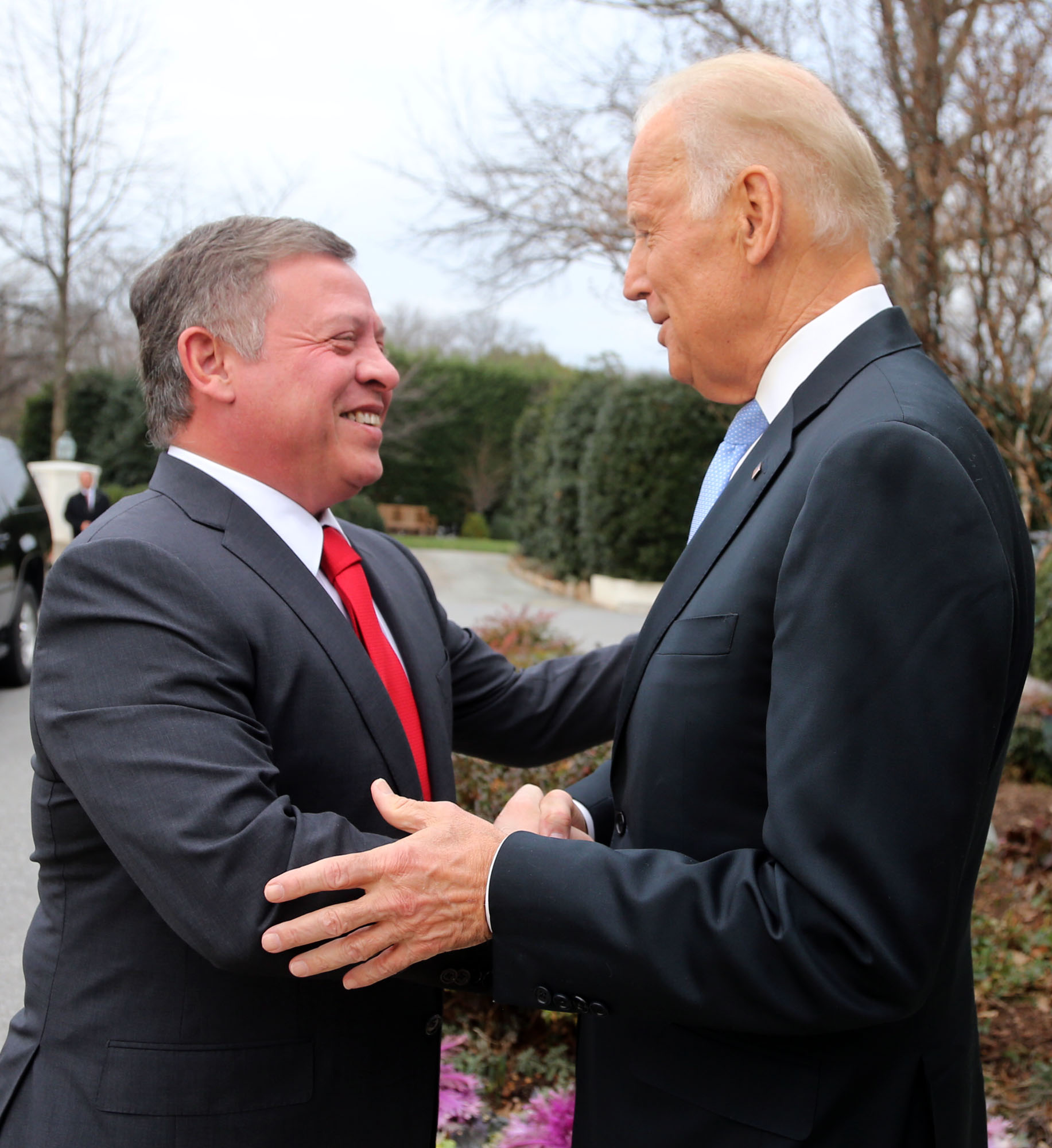 King meets with US Vice President