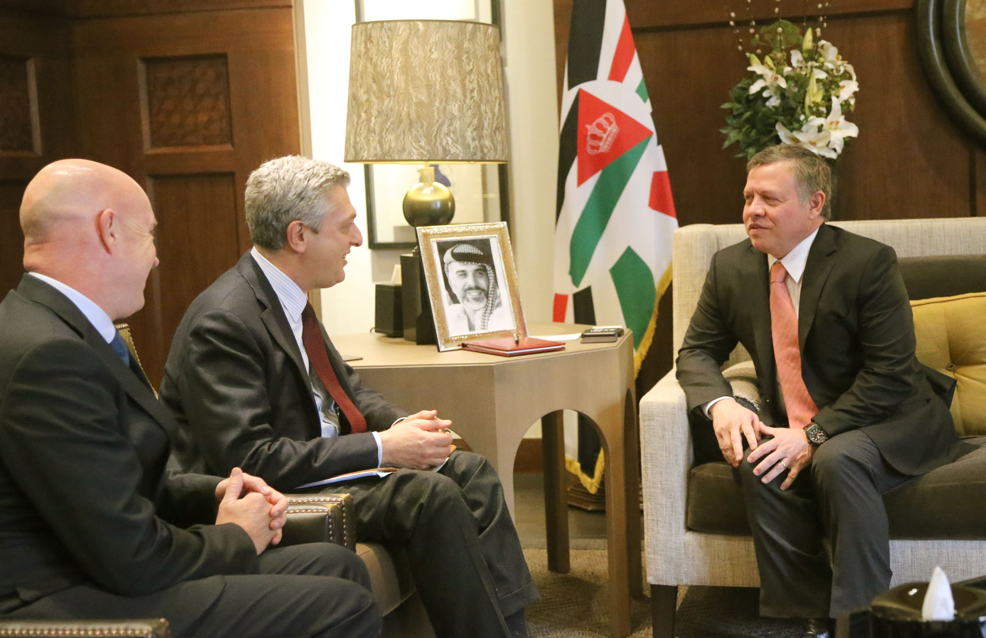 King calls for further Jordan-UNHCR cooperation