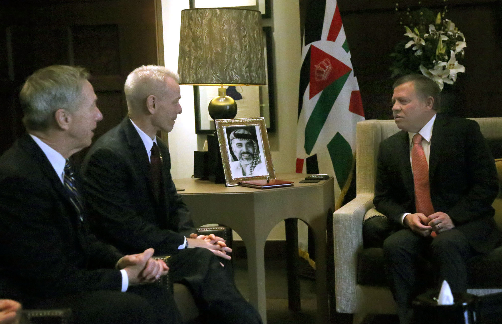 King meets congressmen over ties, regional challenges