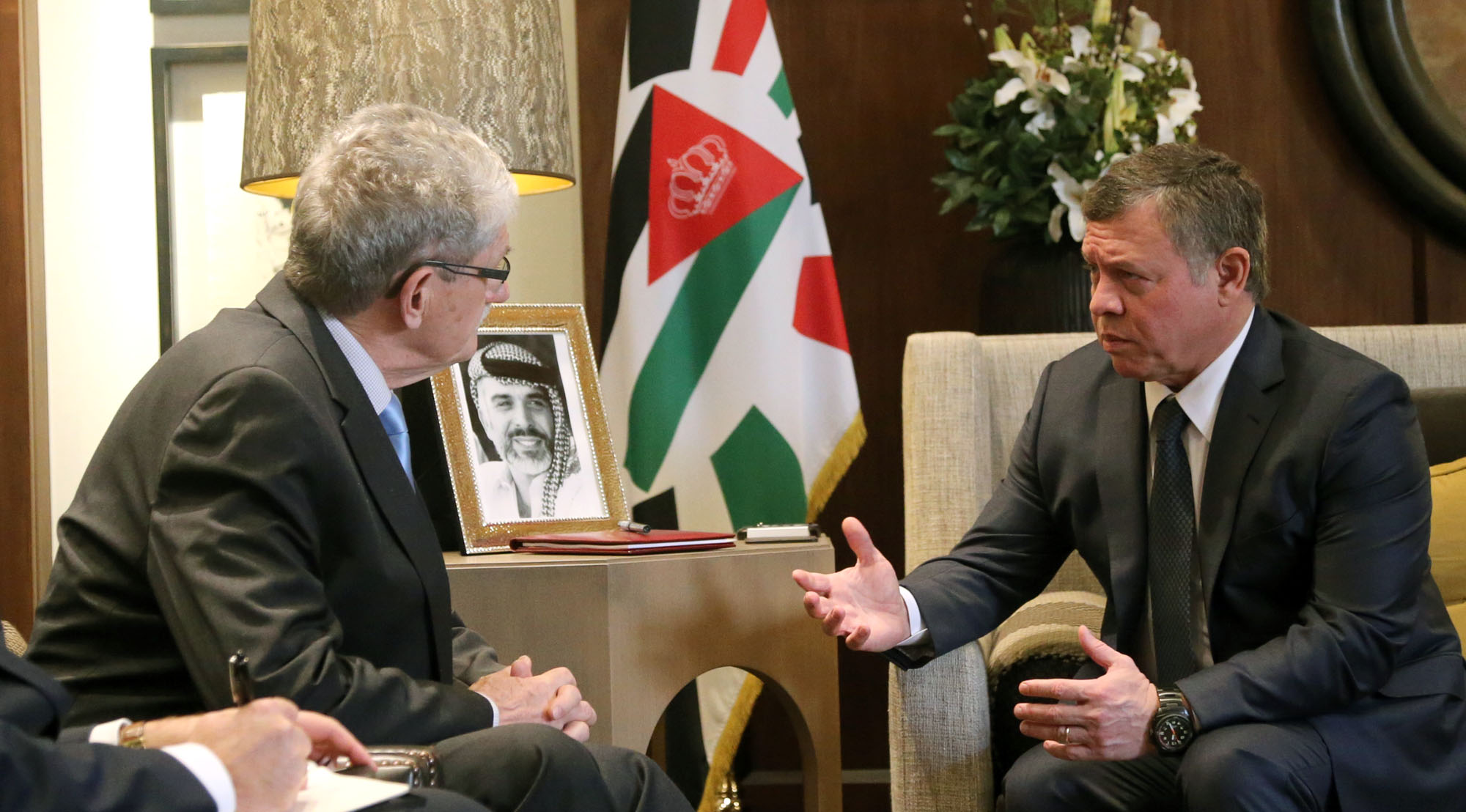 King meets UN General Assembly president
