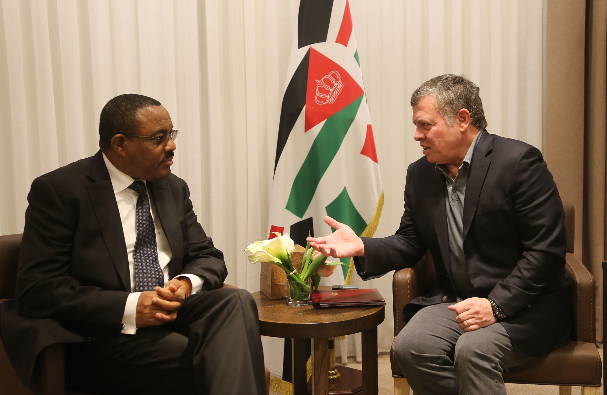King discusses anti-terror efforts with African leaders