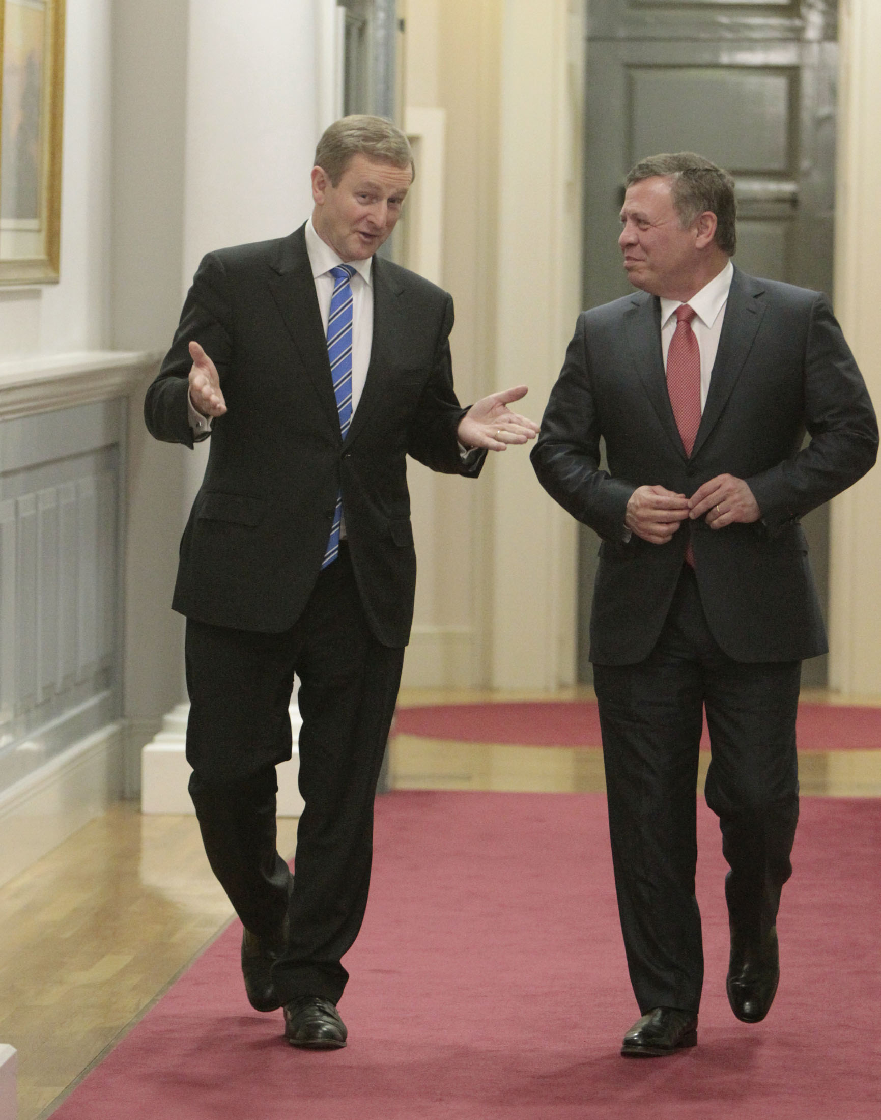 King meets Ireland PM