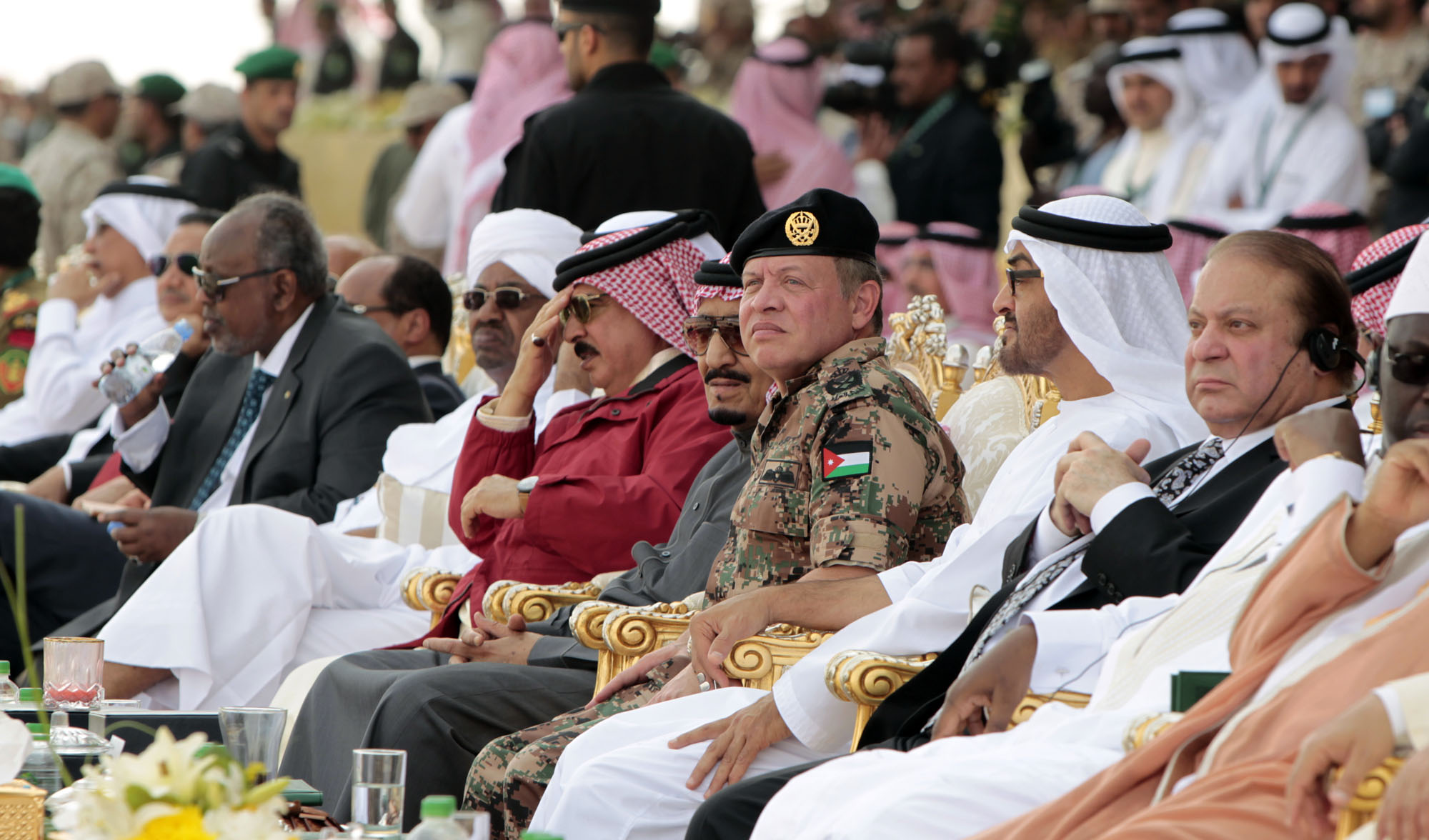 King attends conclusion of joint military drill in Saudi Arabia