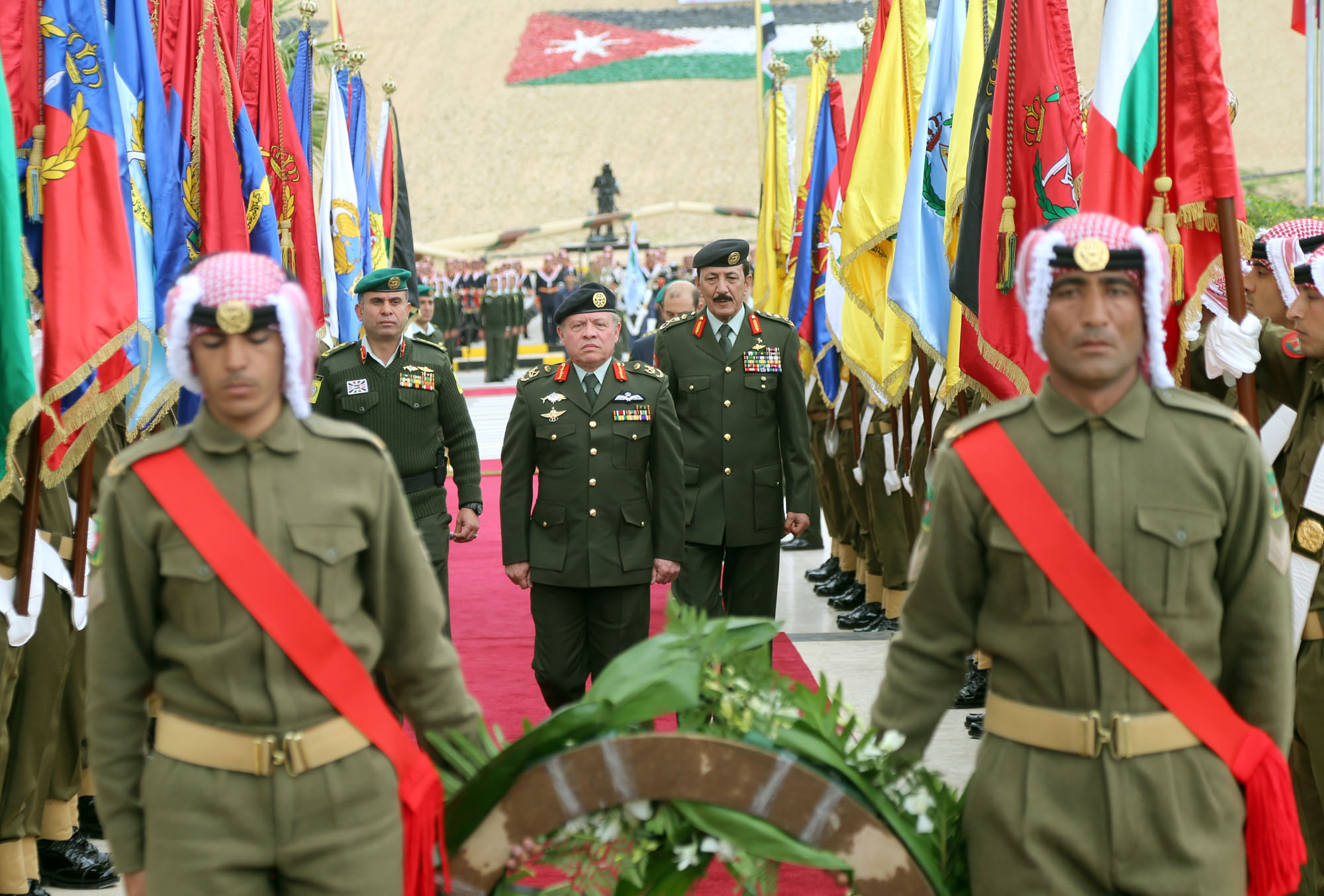 King attends 48th anniversary of Karamah Battle ceremony
