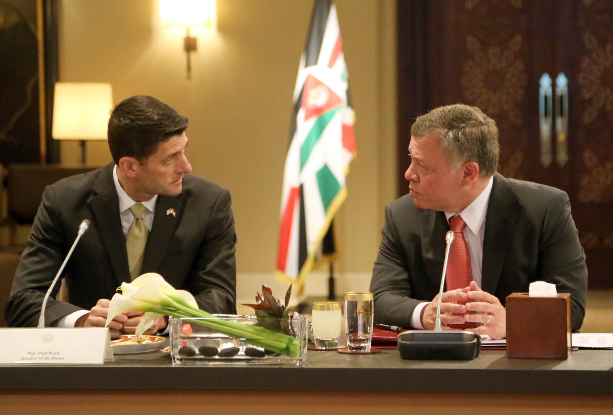 King, US speaker of the House of Representative discuss bilateral relations