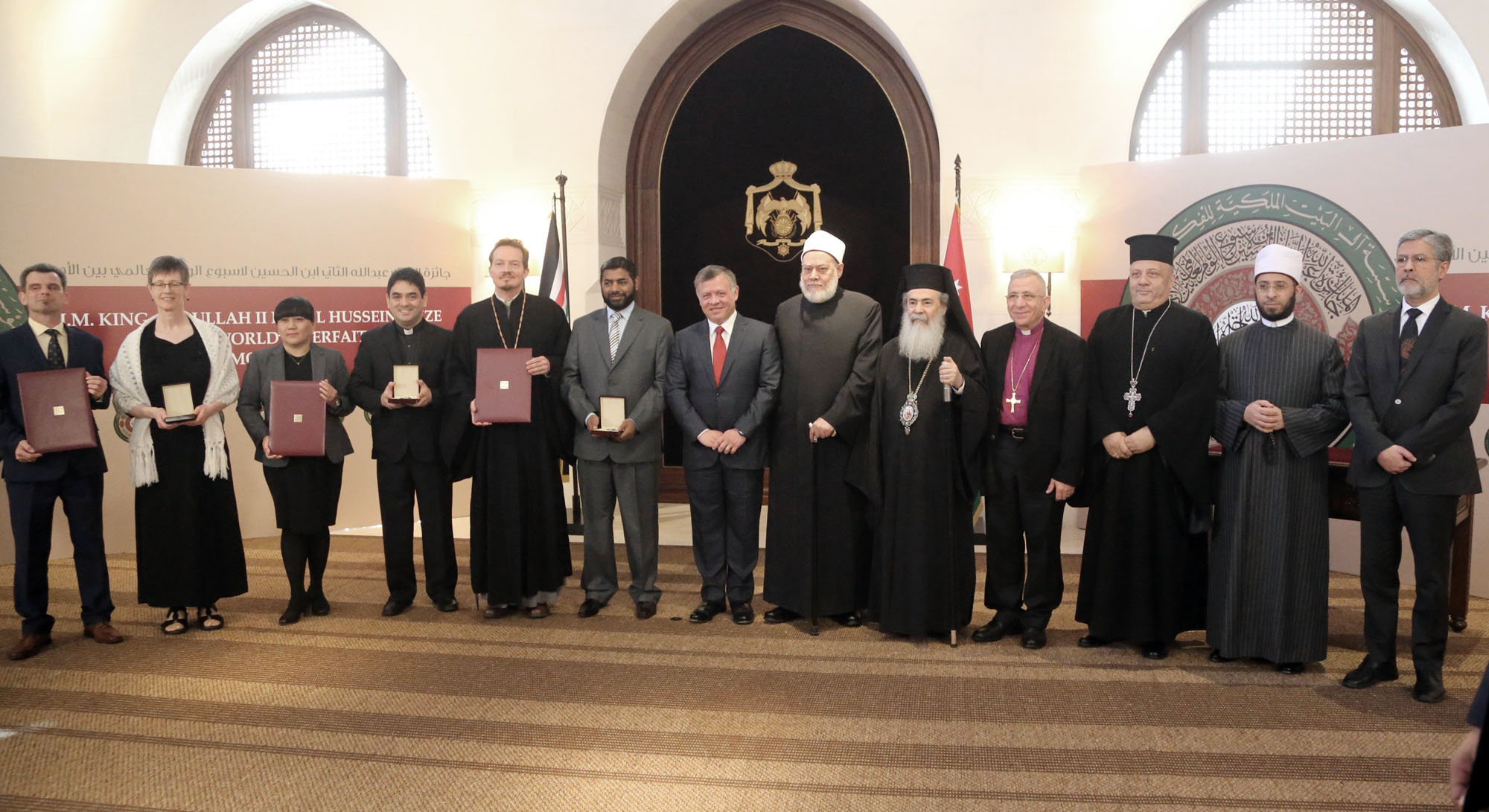 King honours winners of World Interfaith Harmony Week award