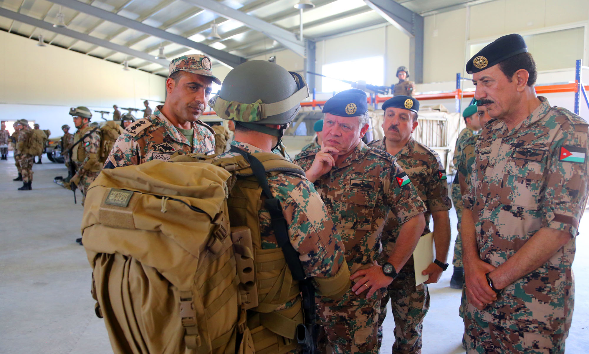 King visits Rapid Response Unit