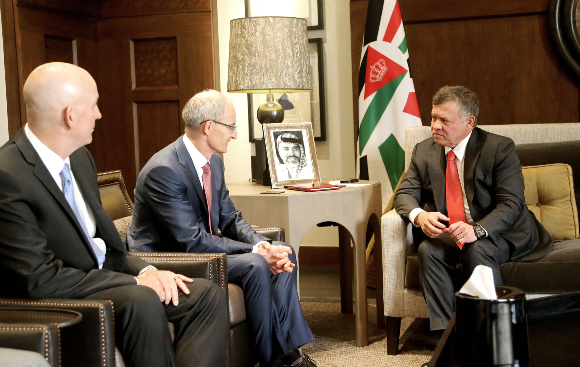 King meets PotashCorp president