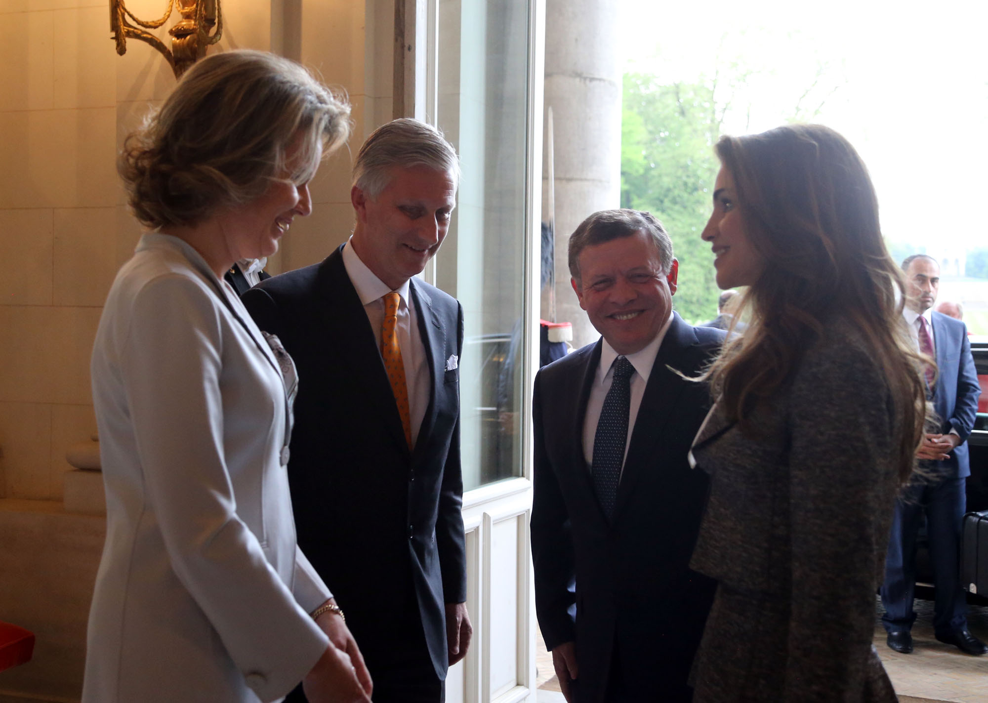 King, Queen arrive in Brussels