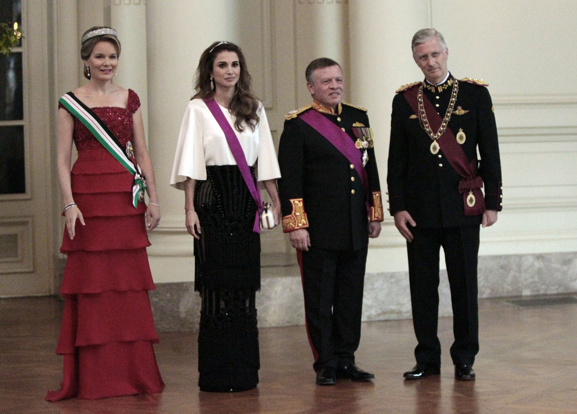 King Abdullah II, Queen Rania attend official dinner, guests of honour