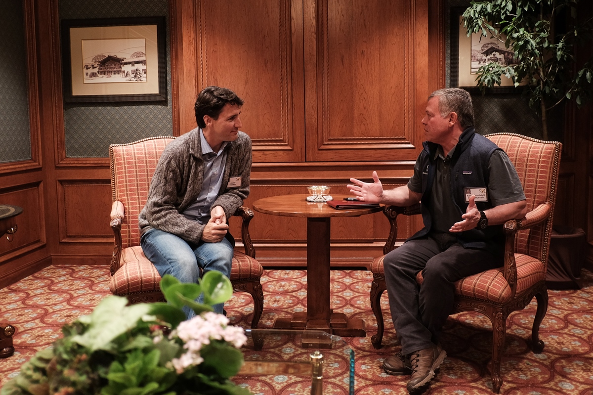 King meets Canadian PM