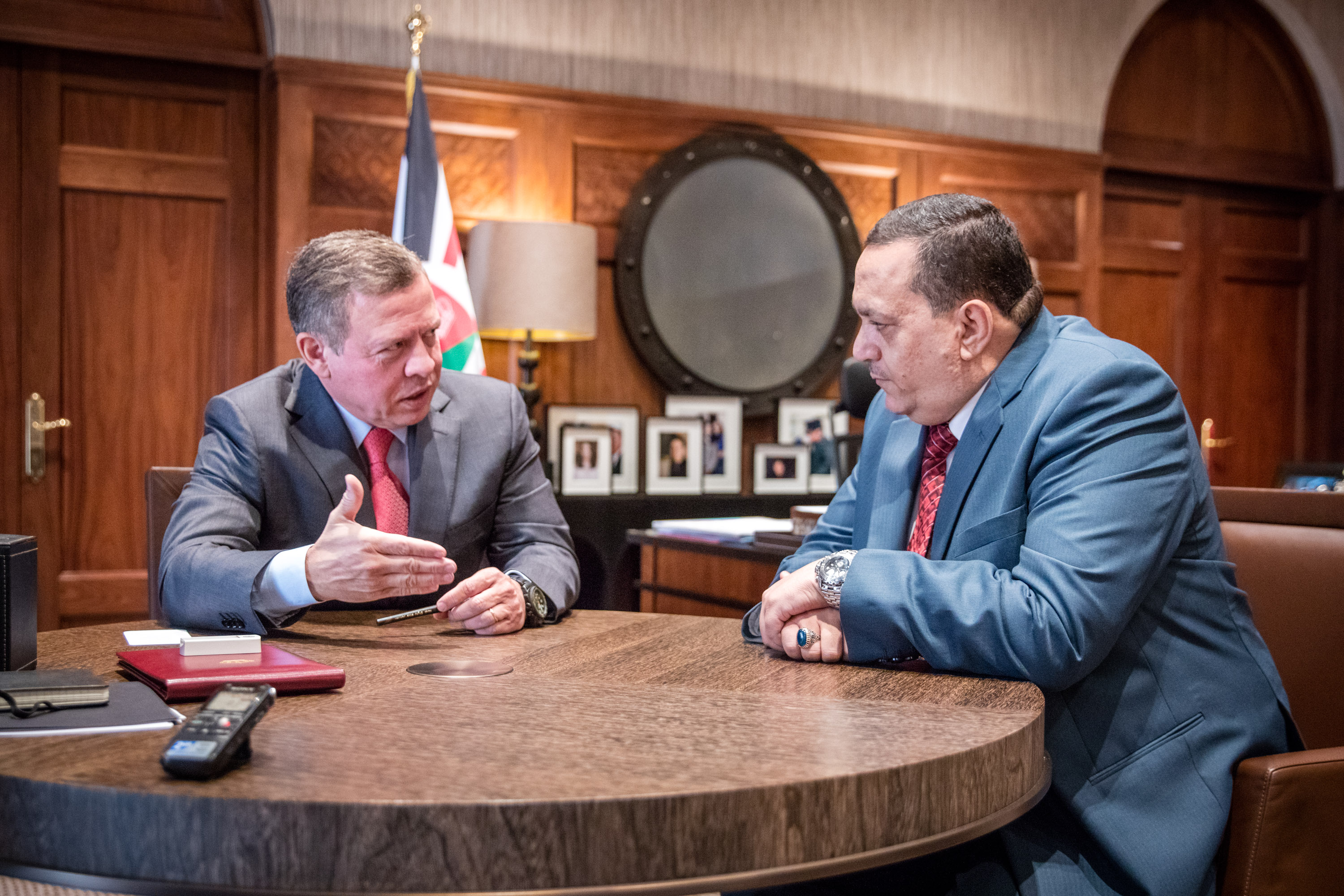King conducts interview with Ad-Dustour
