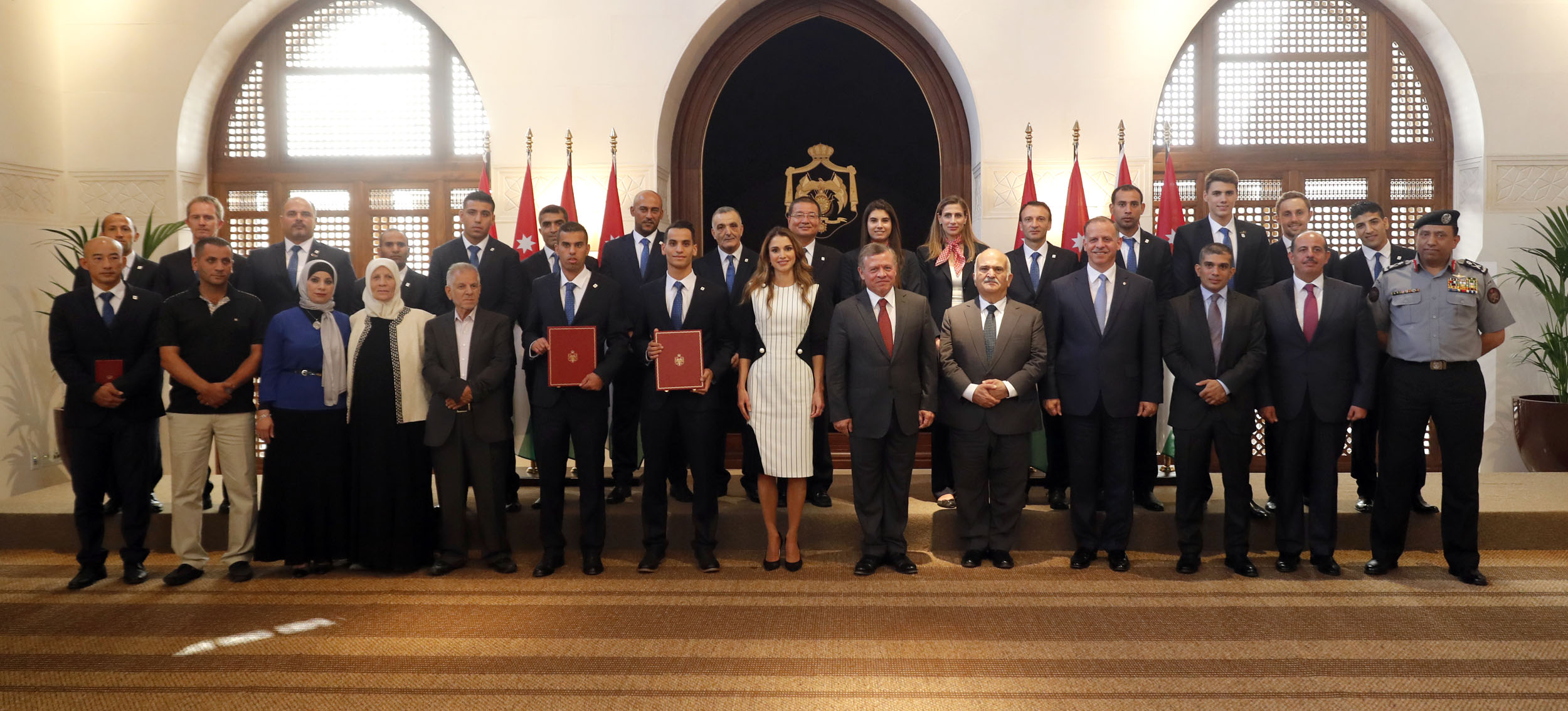 King, Queen honour Jordan&rsquo;s Olympic team