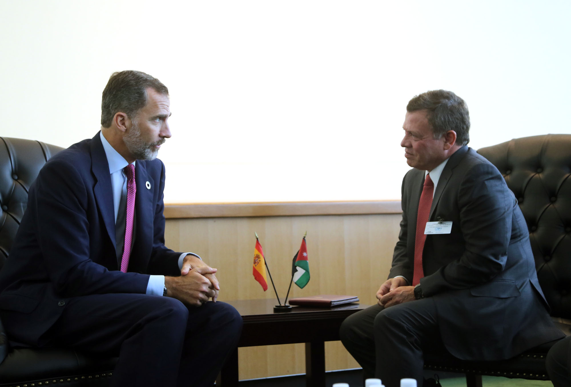 King meets world leaders participating in the UN General Assembly meetings