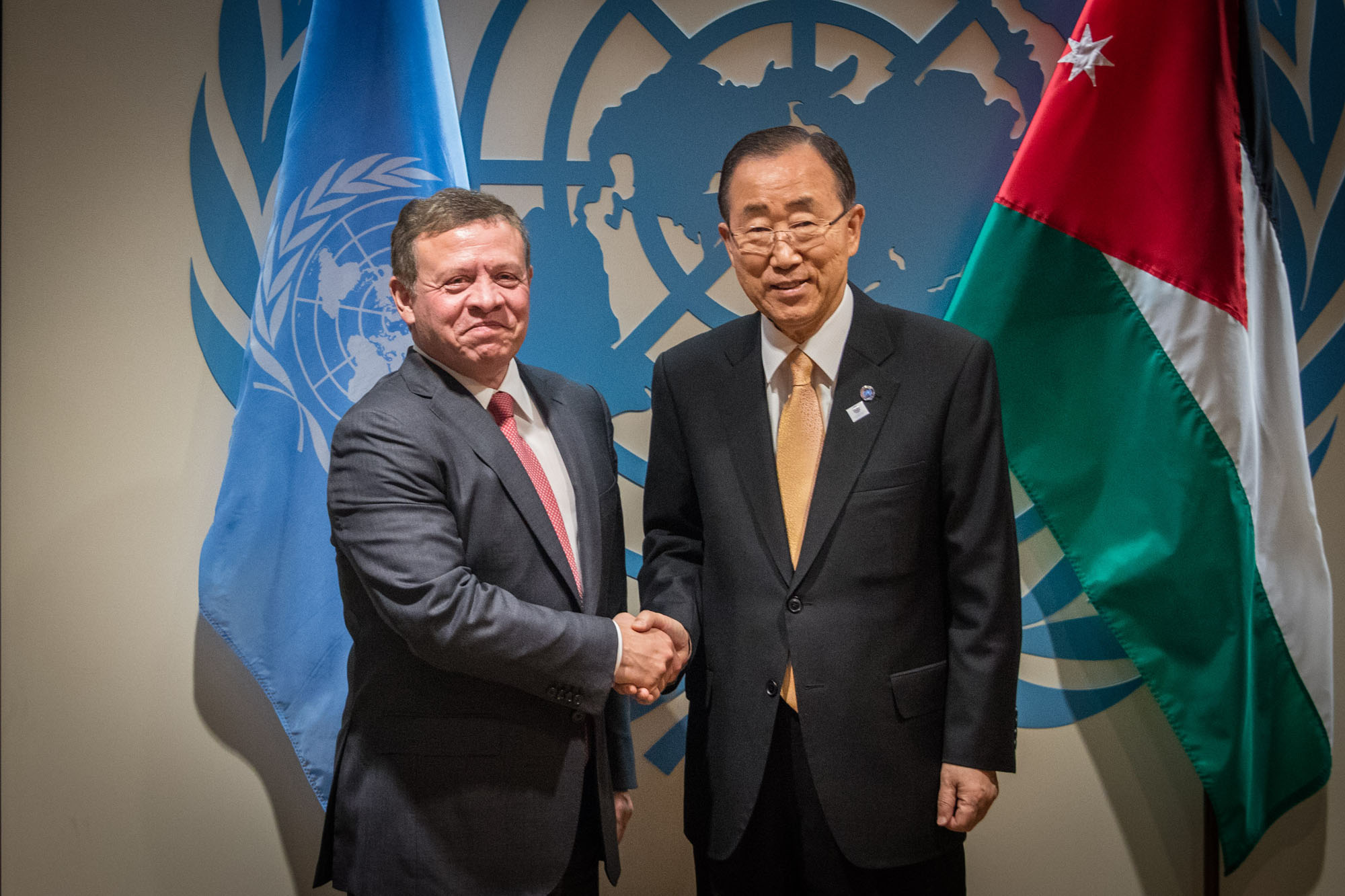 King meets Yemeni President, UN chief, Iraqi PM in New York