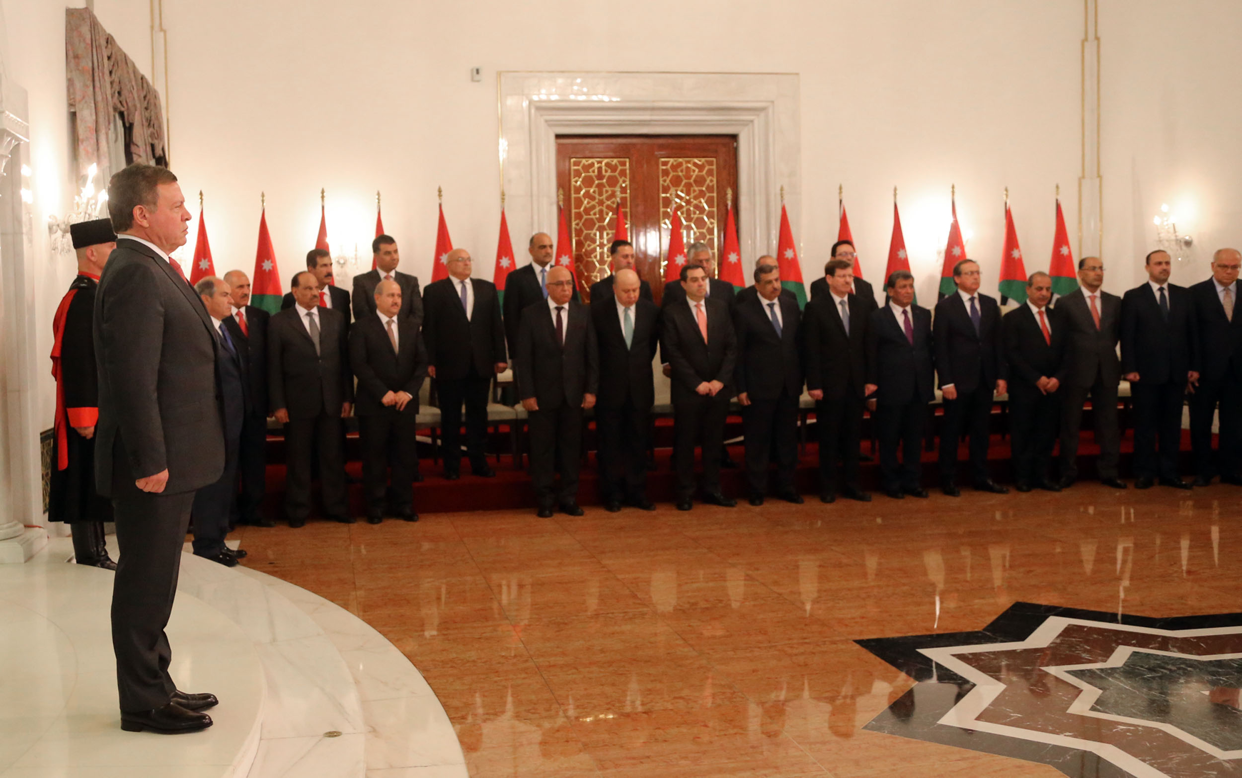 King swears in prime minister, cabinet members