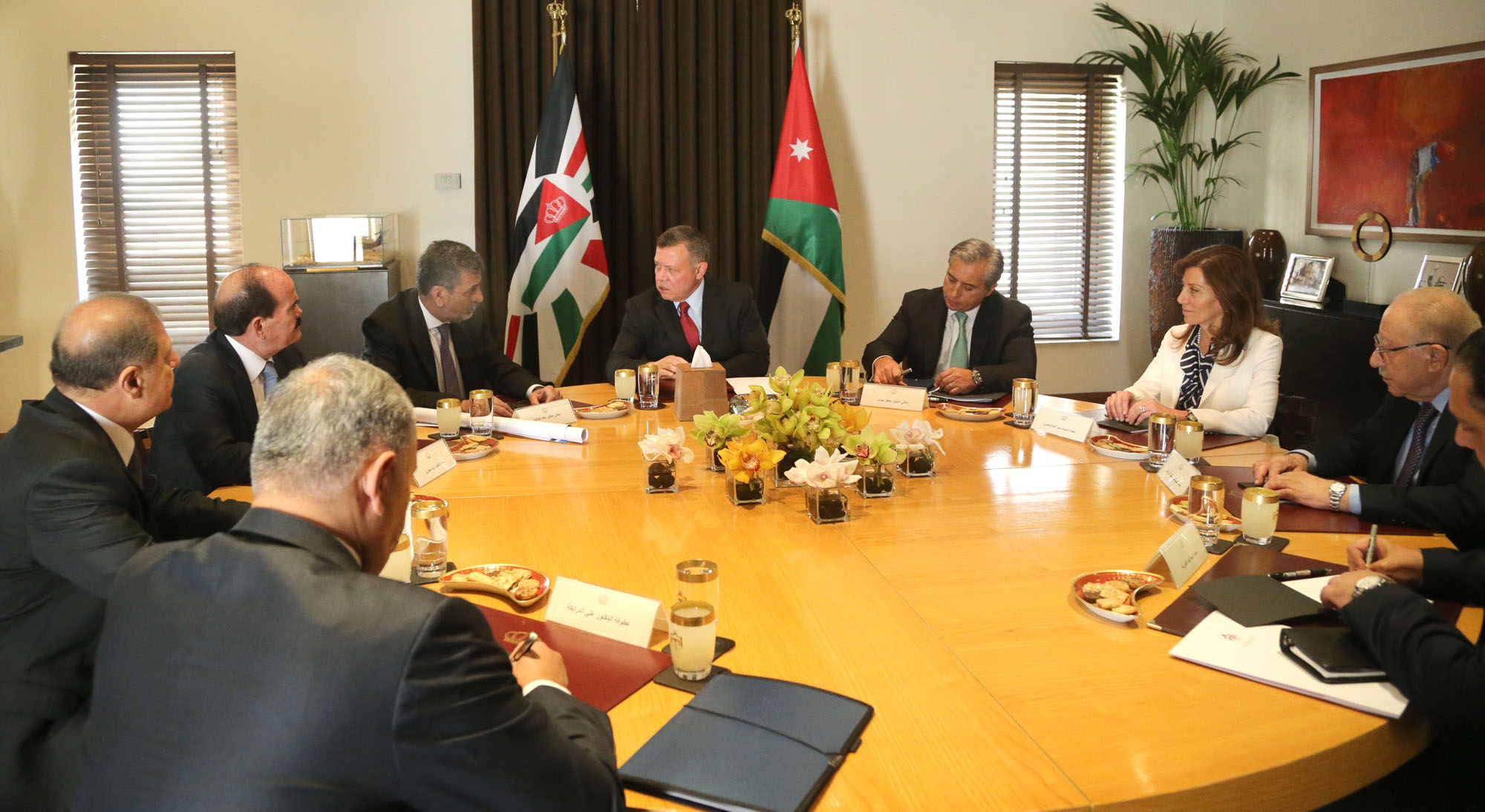 King meets IEC president, members