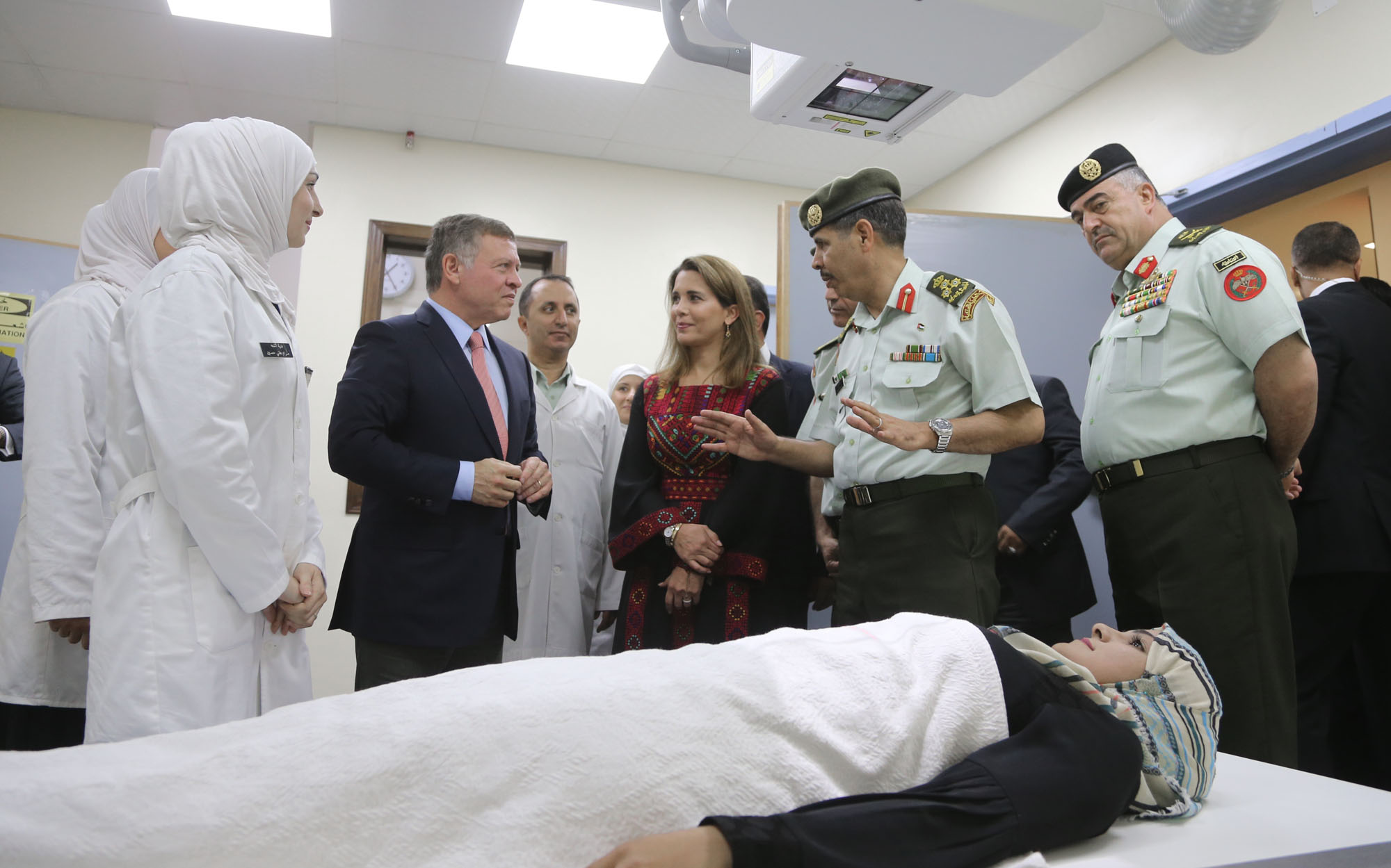 King opens Princess Haya Military Hospital in Ajloun
