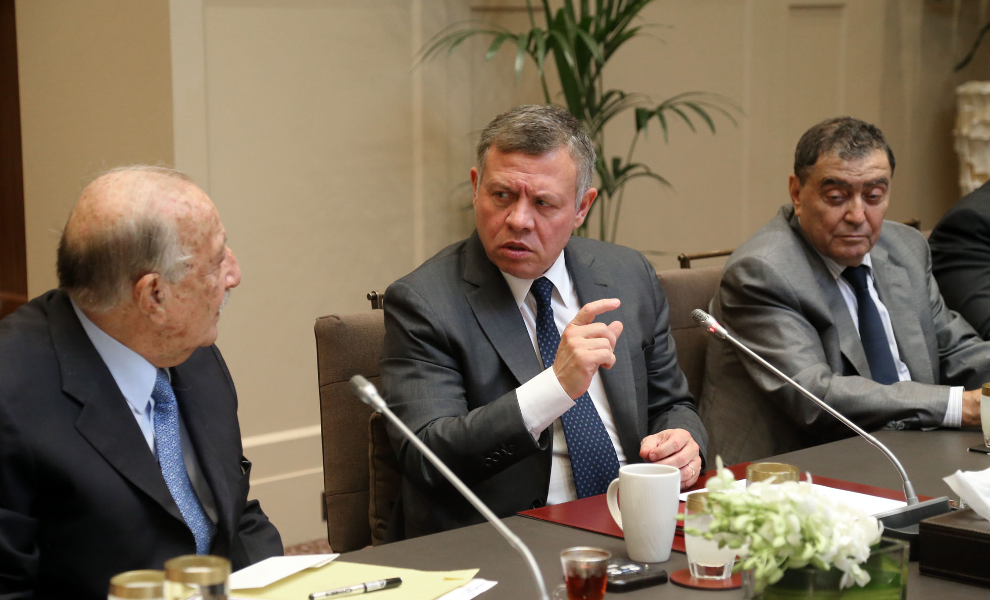 King meets with president, members of judicial development committee