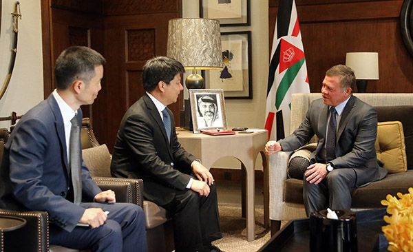 King meets with Huawei rotating CEO