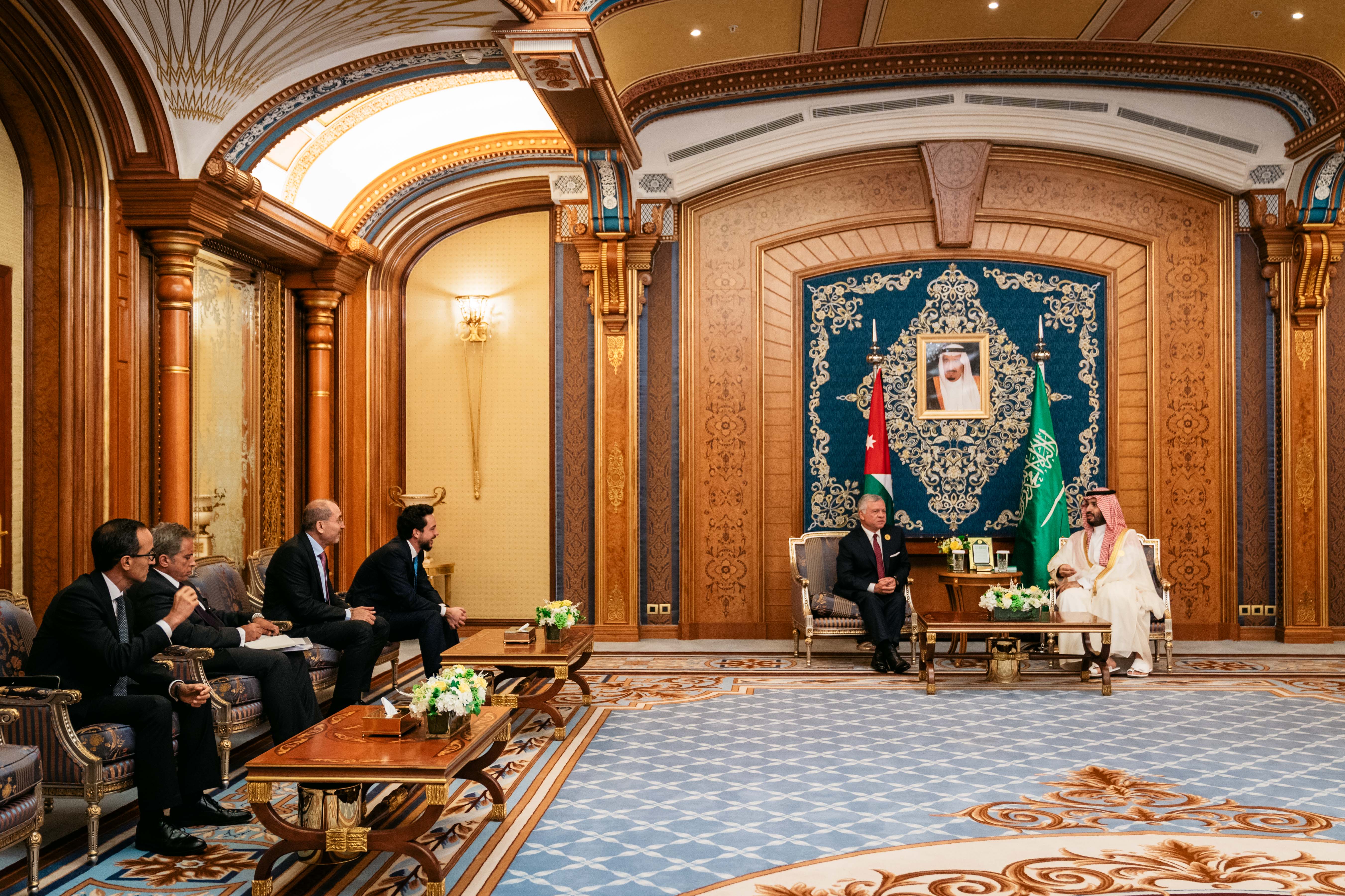 King, Saudi crown prince meet in Jeddah