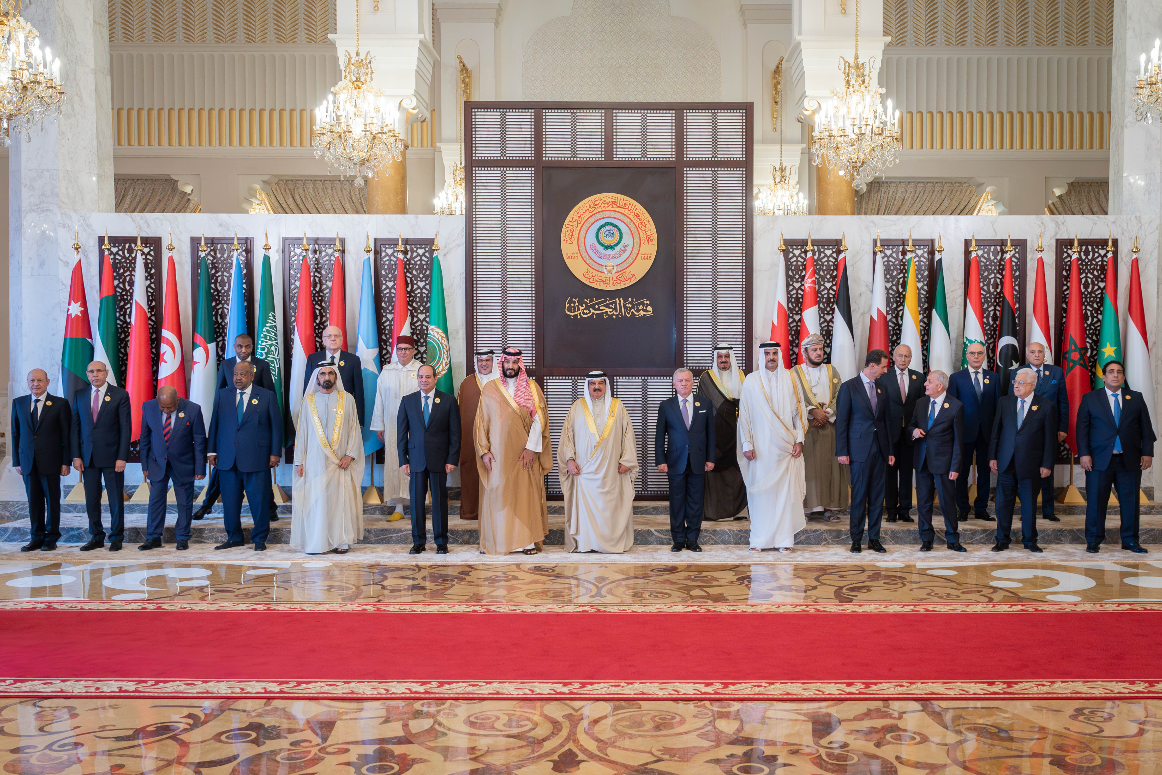 King at Arab Summit: War on Gaza has undermined all international charters