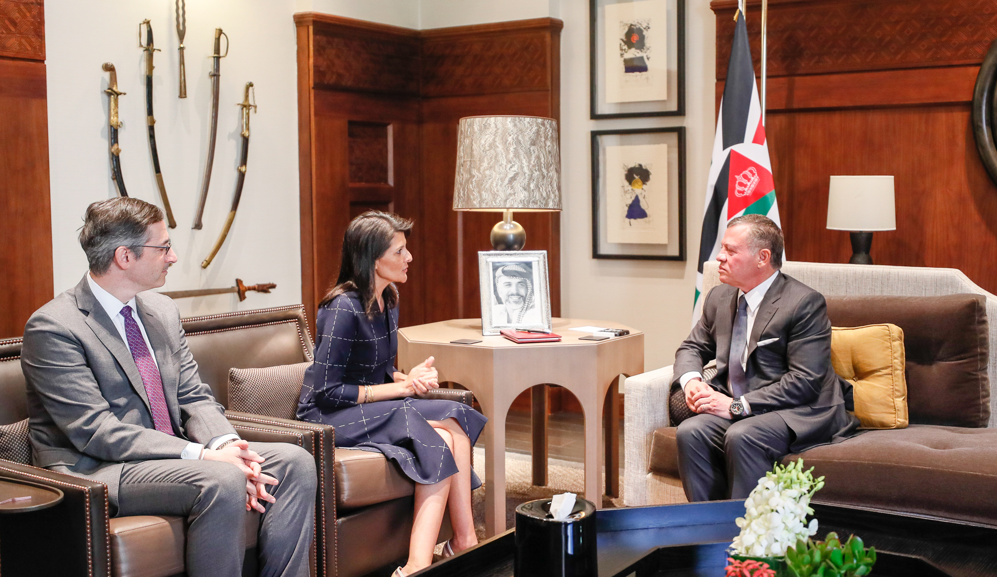 King meets US permanent representative to UN
