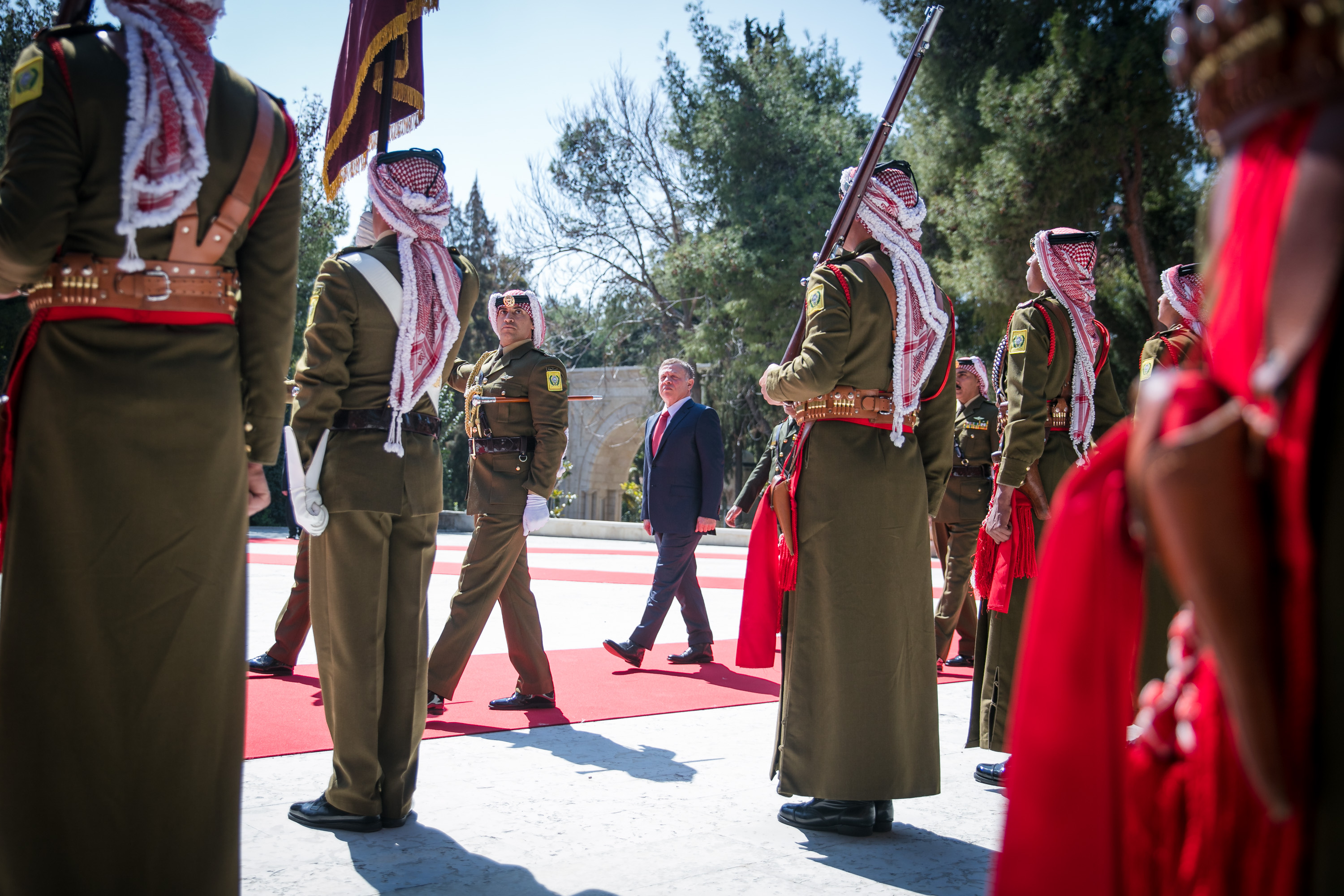 King receives credentials of new ambassadors