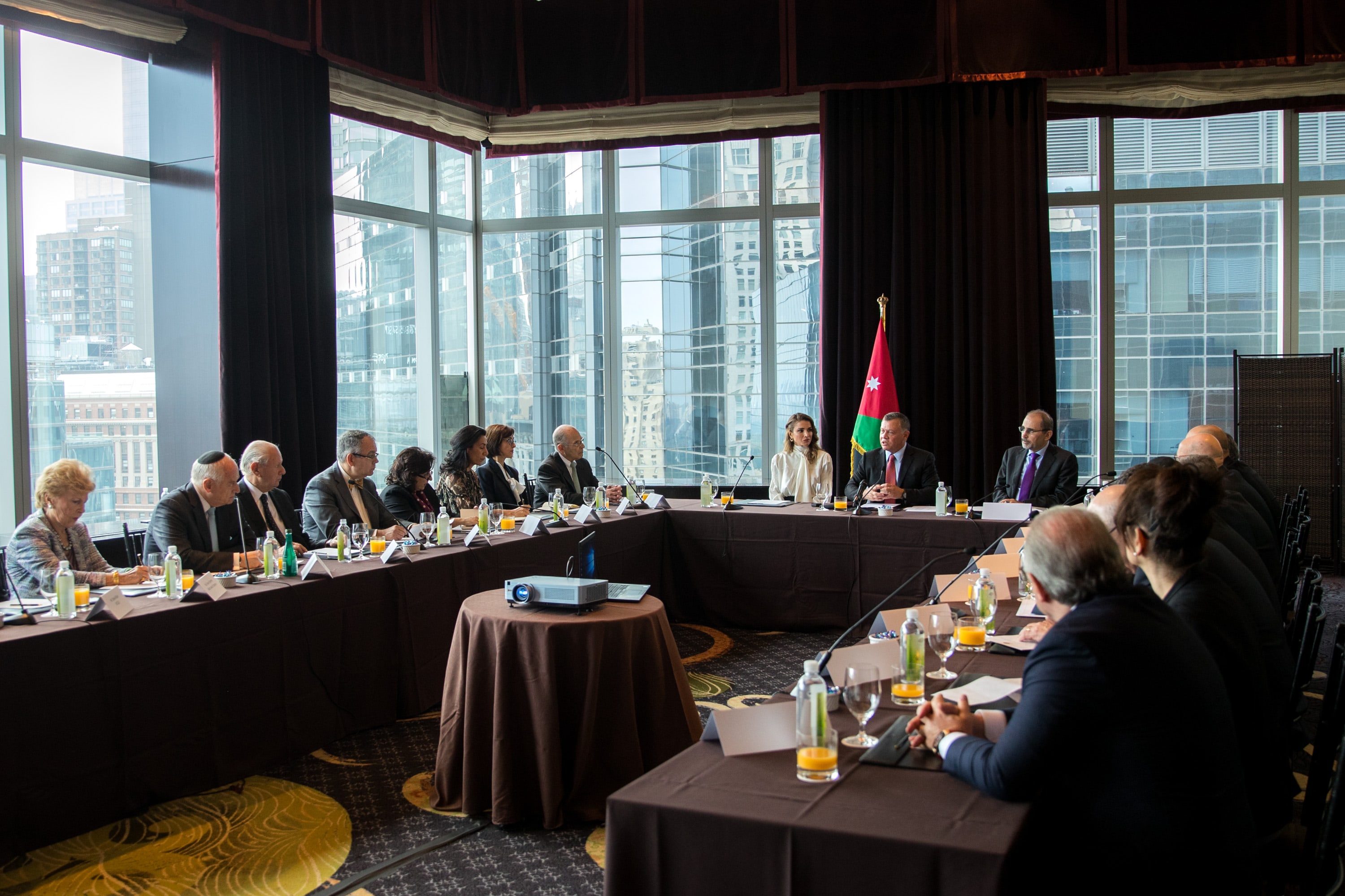King meets representatives of American Jewish organisations