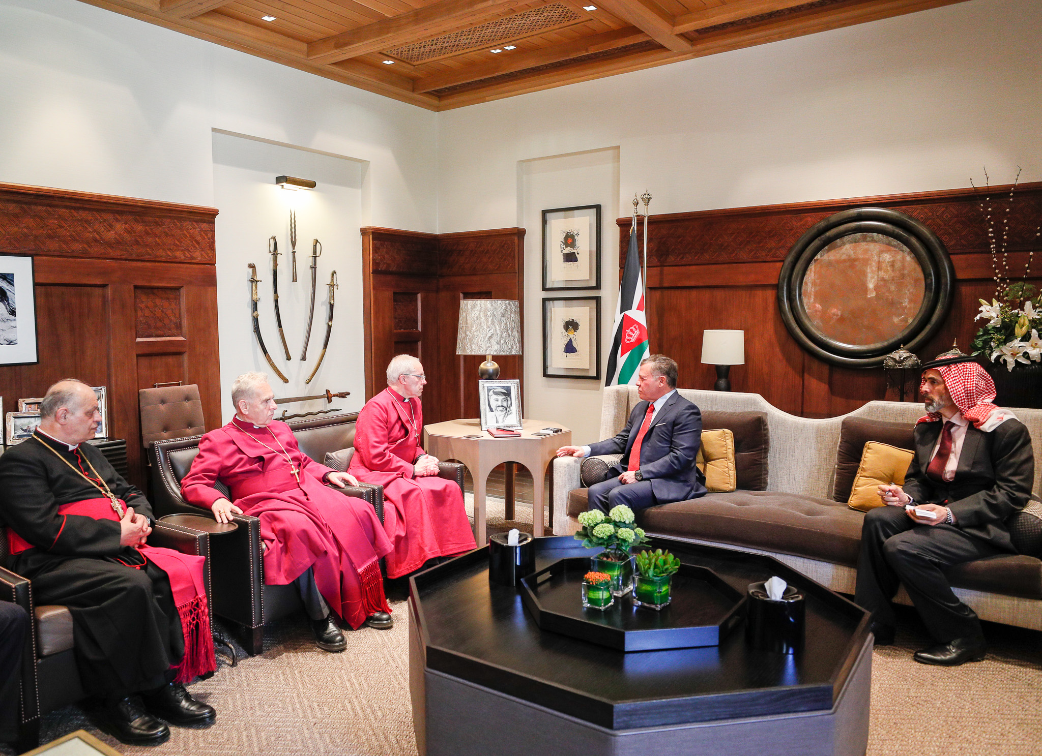 King receives Archbishop of Canterbury