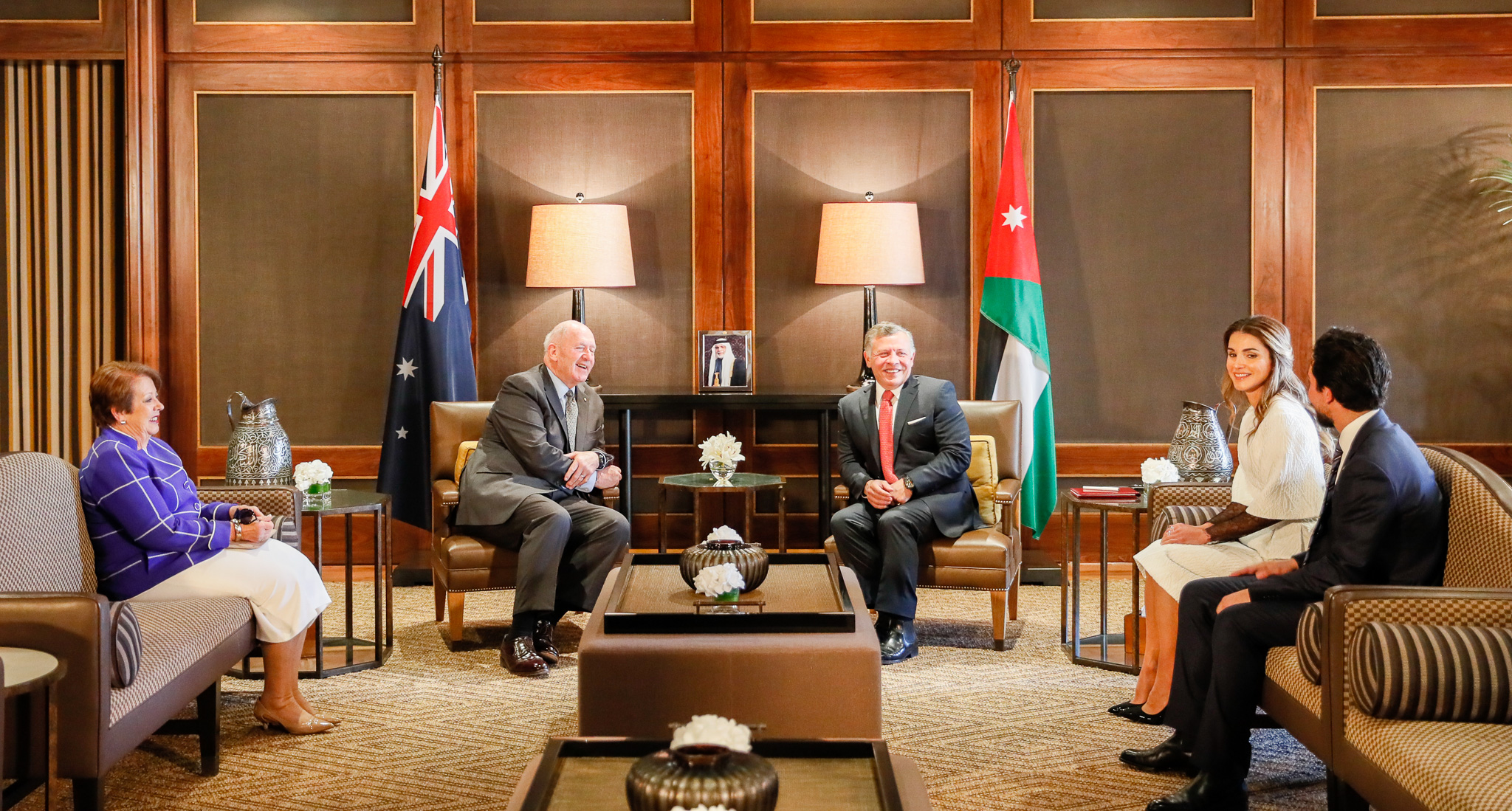 King, Australian governor general hold talks in Amman