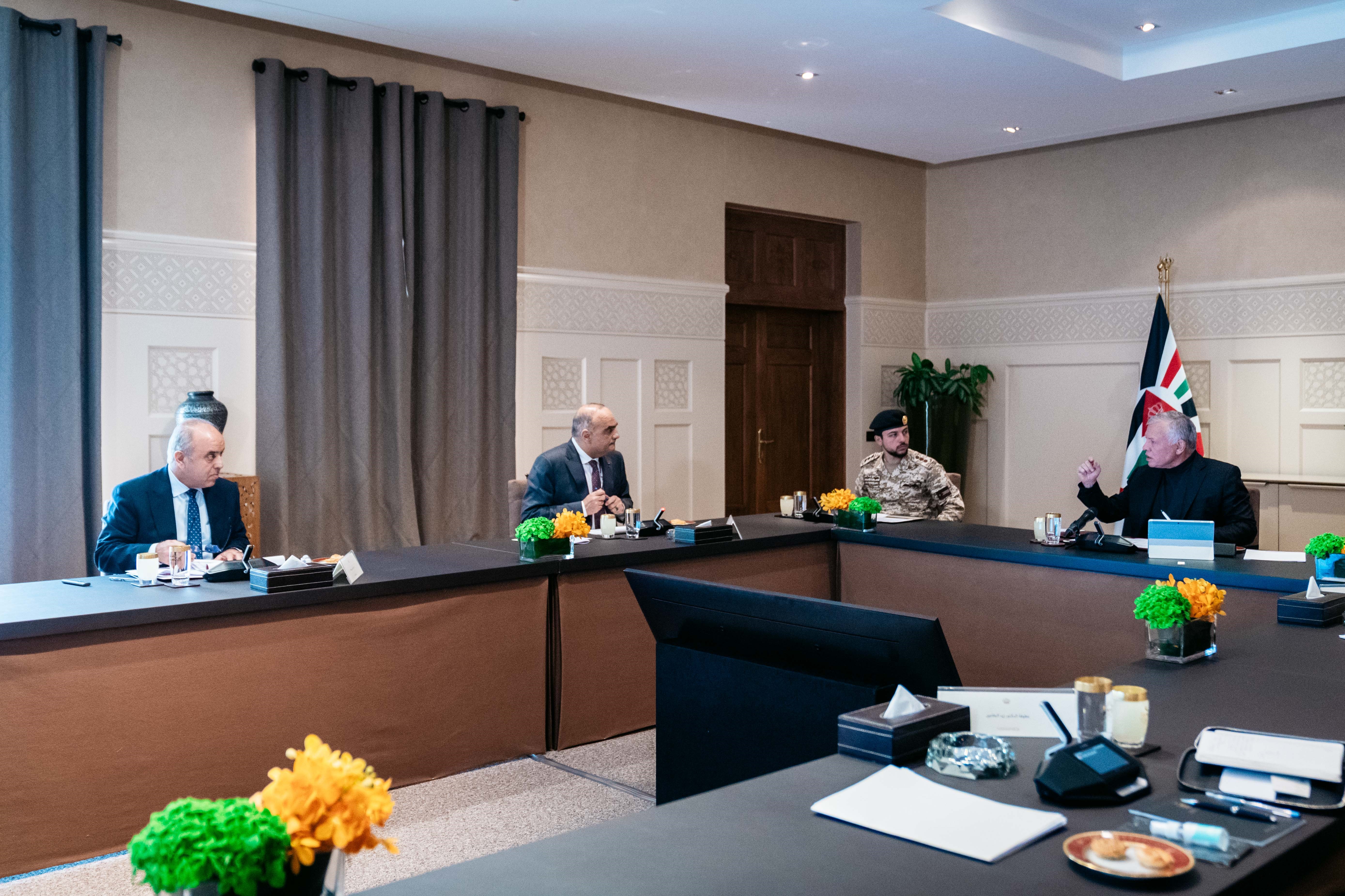 King briefed on government programme to implement economic vision in education