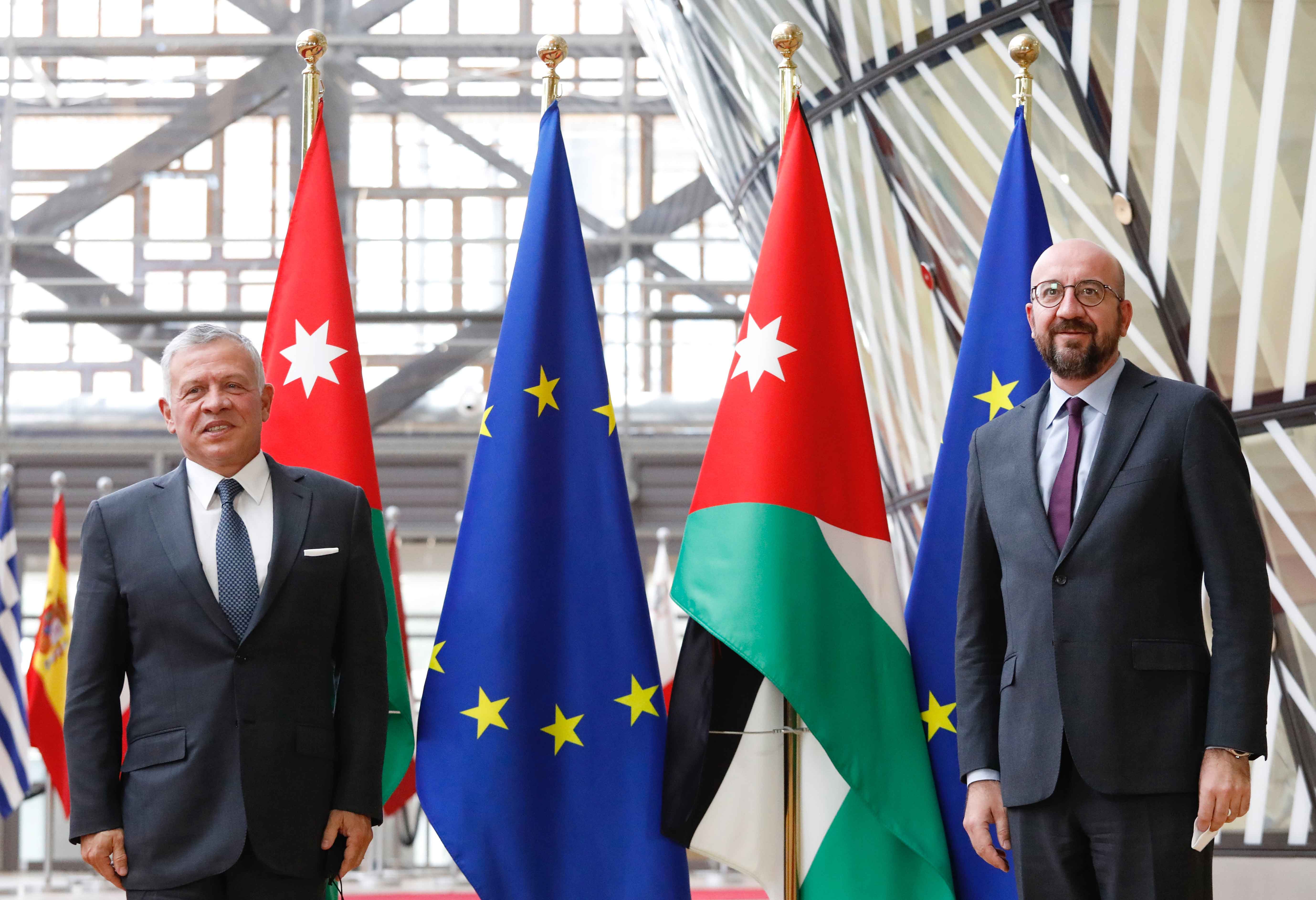 King meets European Council, European Commission presidents
