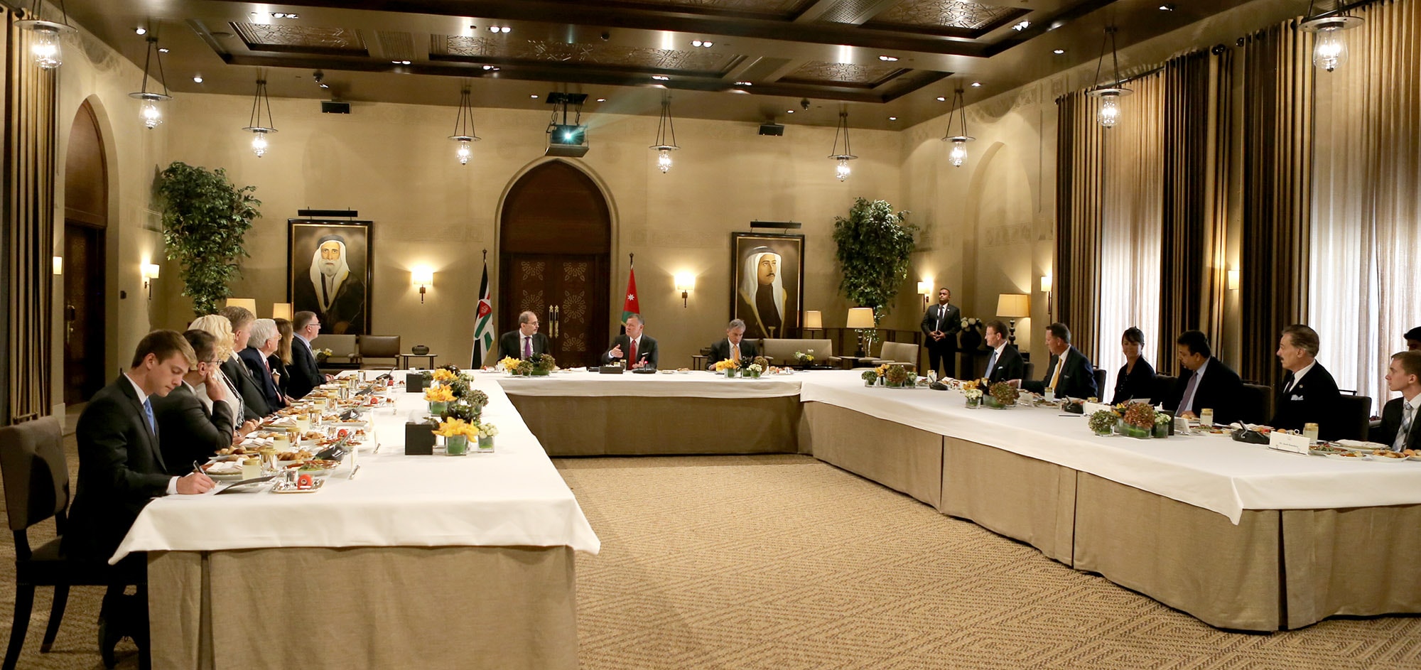King receives delegation of US evangelical leaders