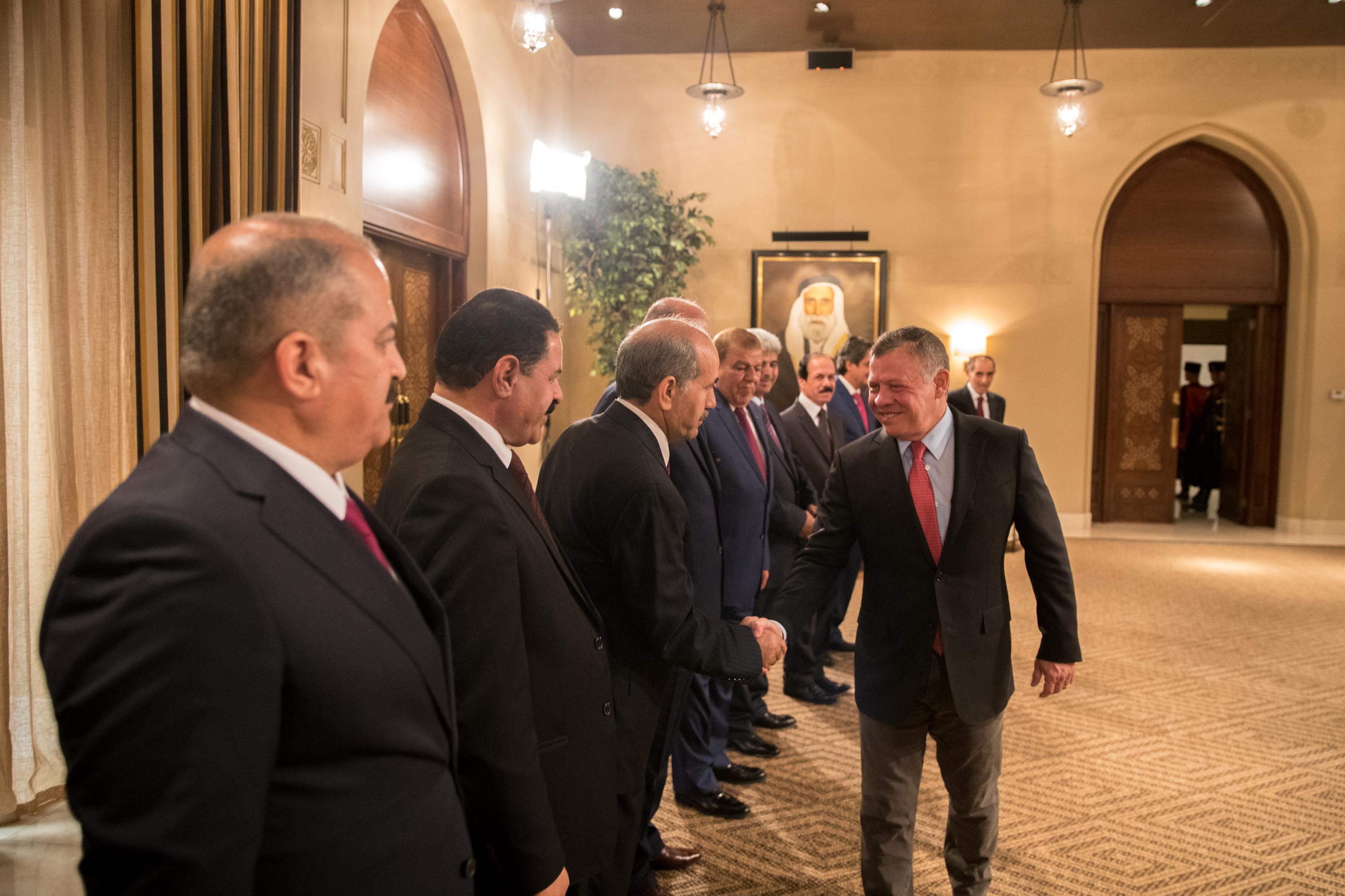 King meets governors