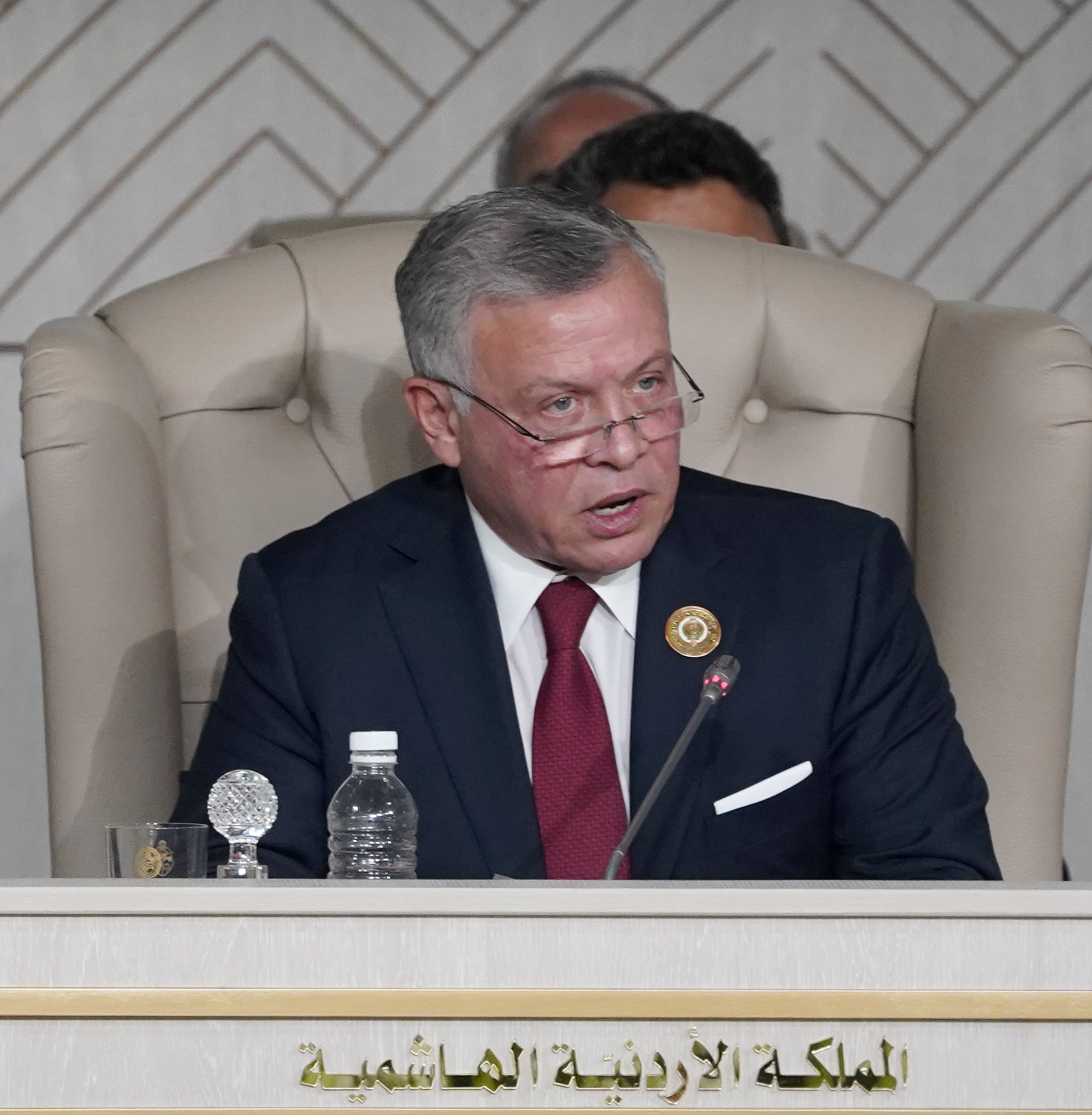الملك يلقي كلمة الأردن في القمة العربية بتونس