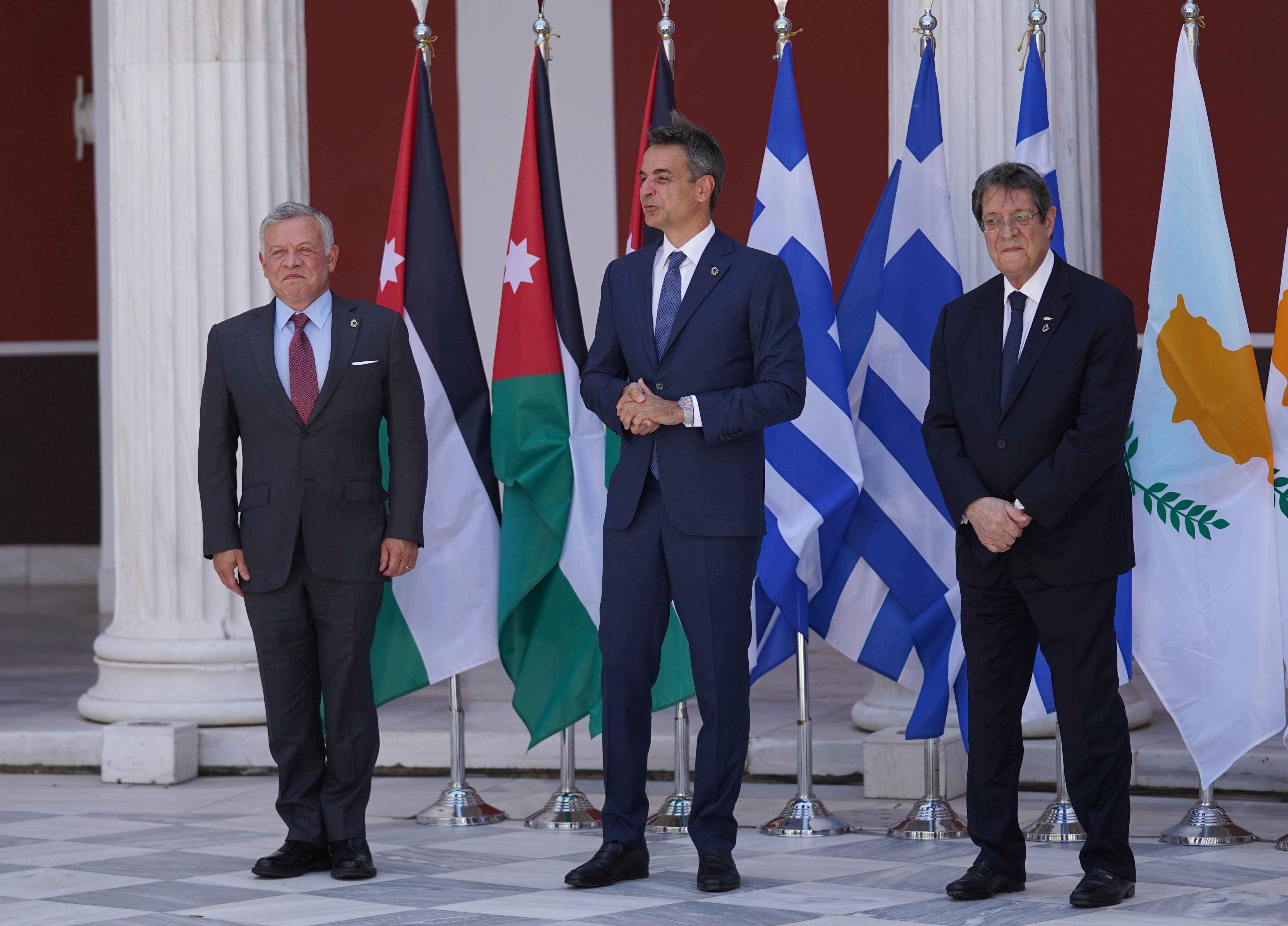 Jordan, Greece, and Cyprus release joint communiqu&eacute; after trilateral summit 