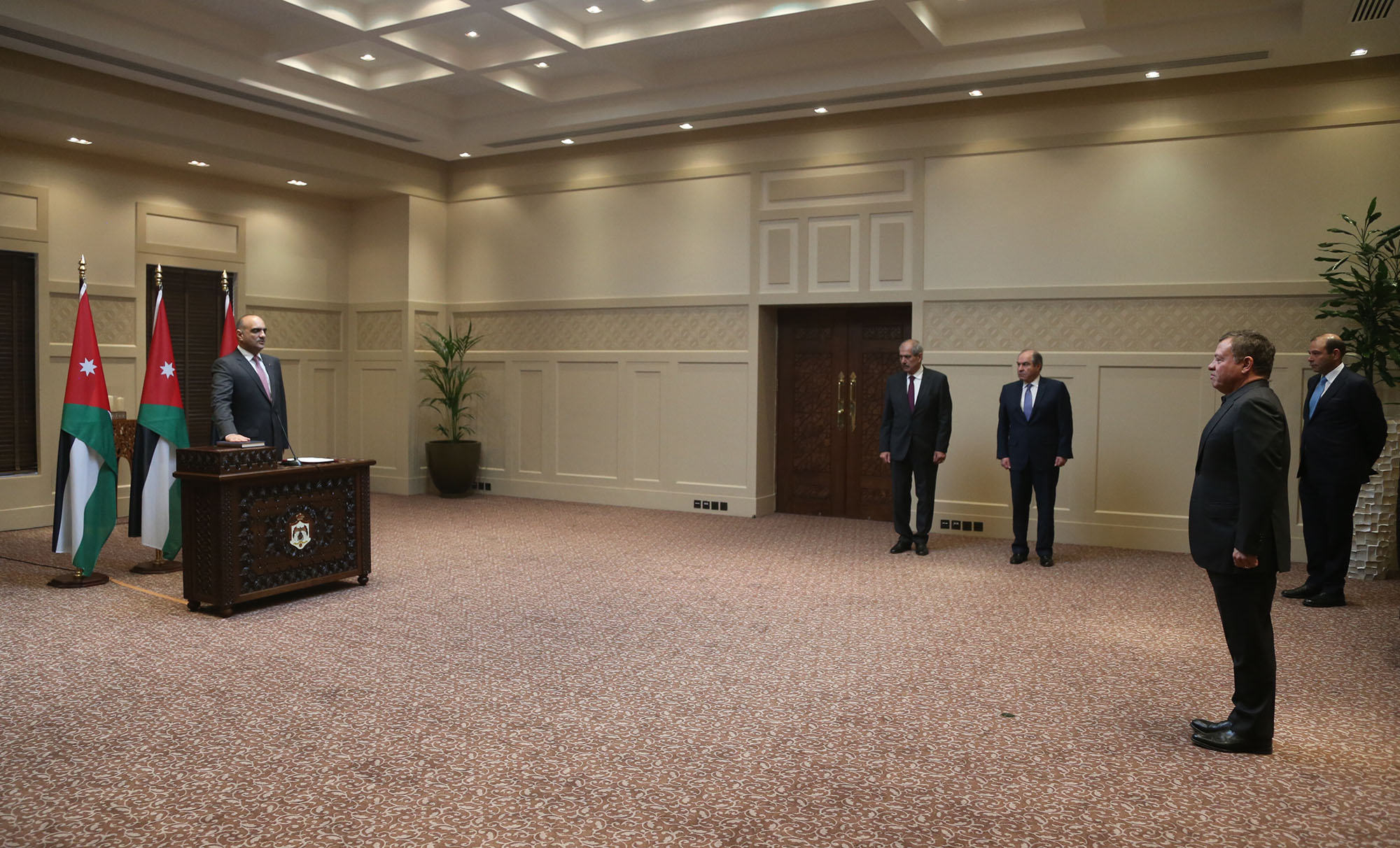 State minister for legal affairs sworn in before King