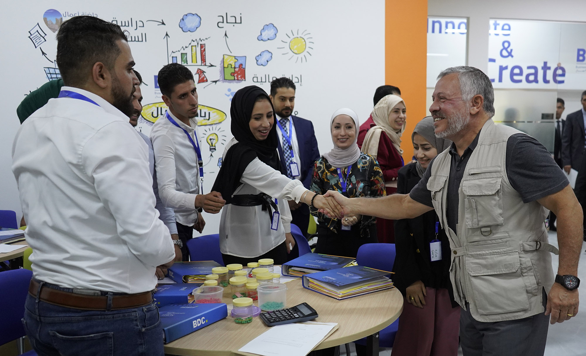 الملك يطلع على تصاميم مسار خط تليفريك عجلون إيذانا بانطلاق العمل بالمشروع