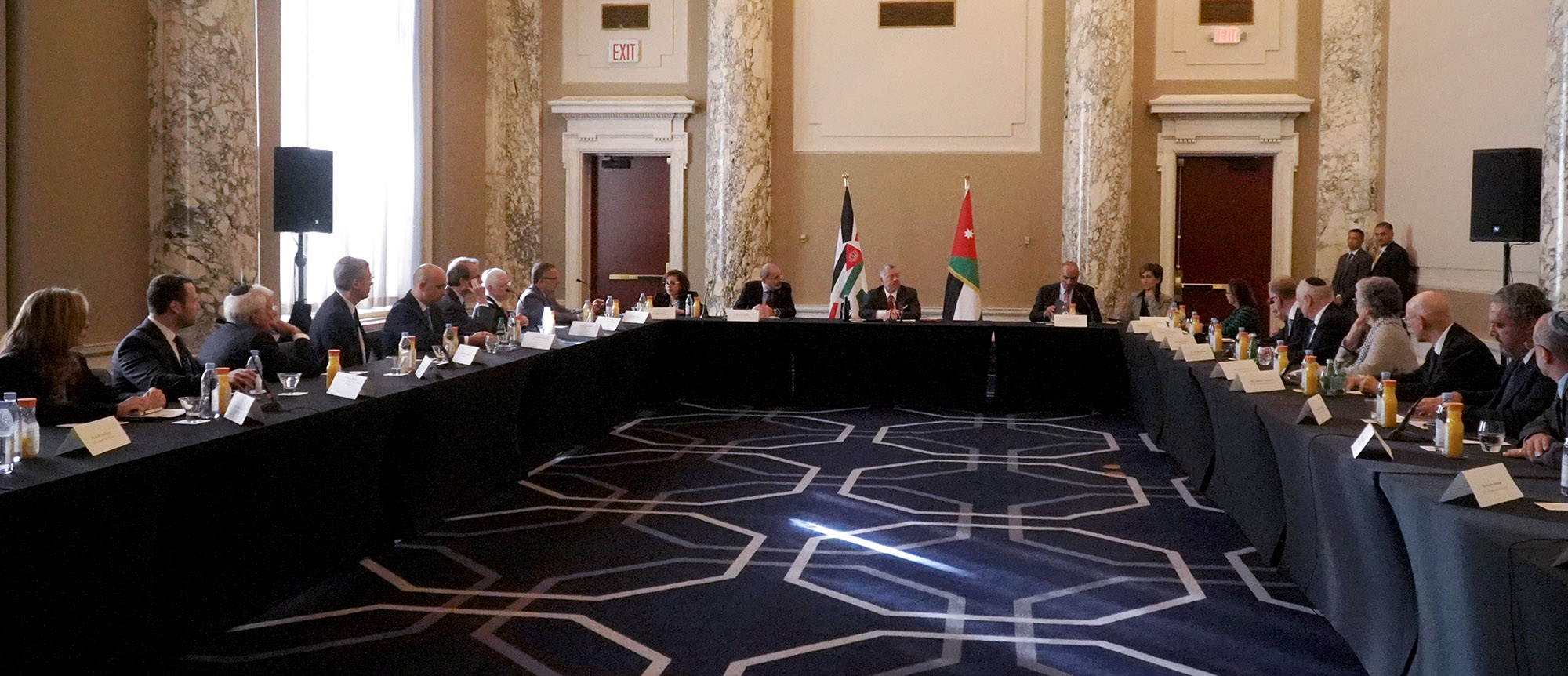 الملك يلتقي ممثلين&nbsp;عن&nbsp;منظمات يهودية دولية وأمريكية&nbsp;في نيويورك